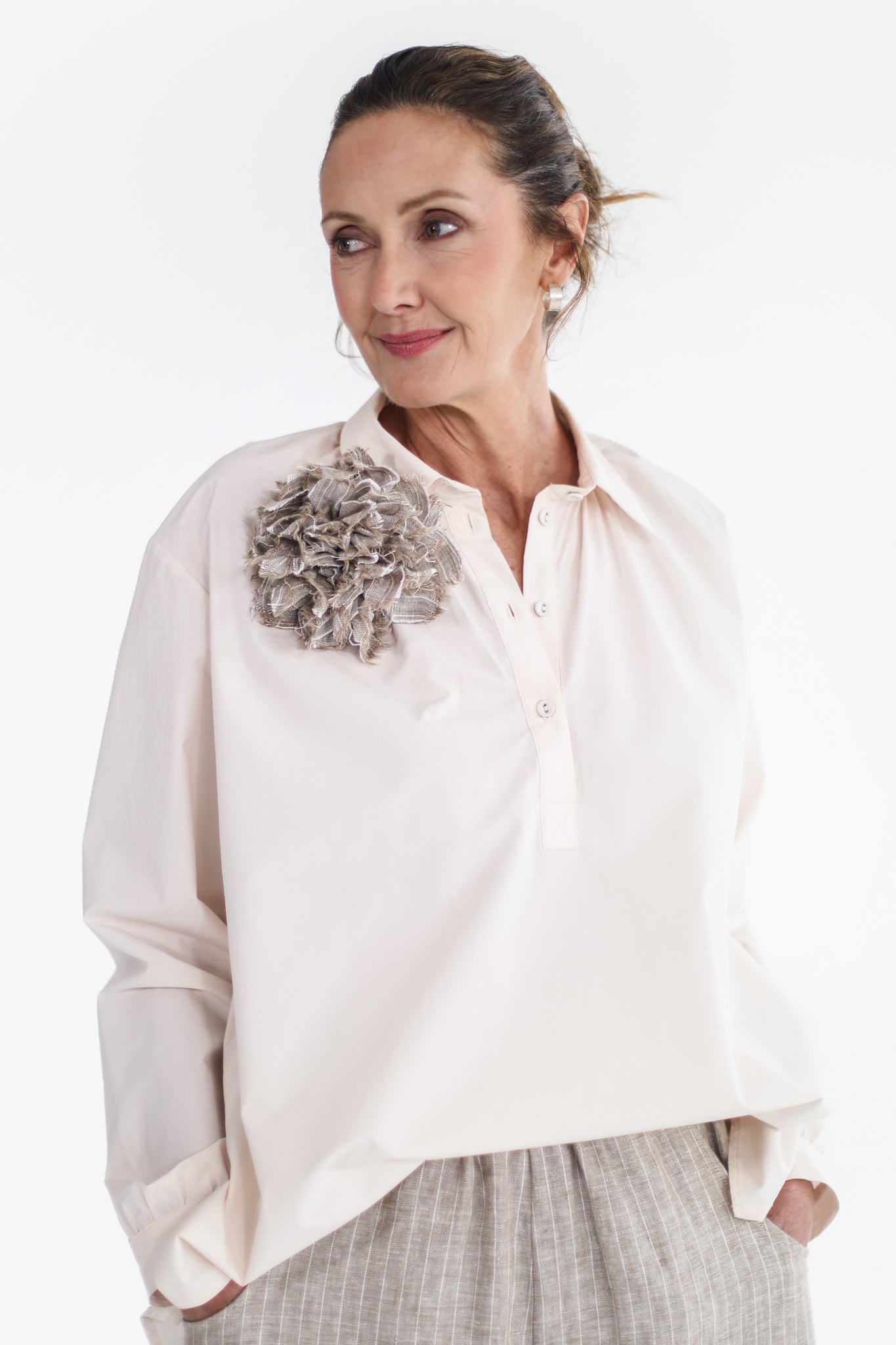 Theodora Shirt | French Vanilla