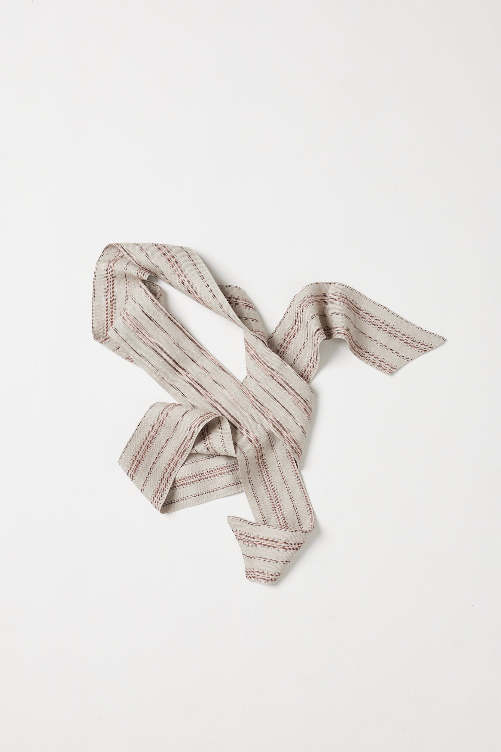 Tie Belt | Brick Stripe