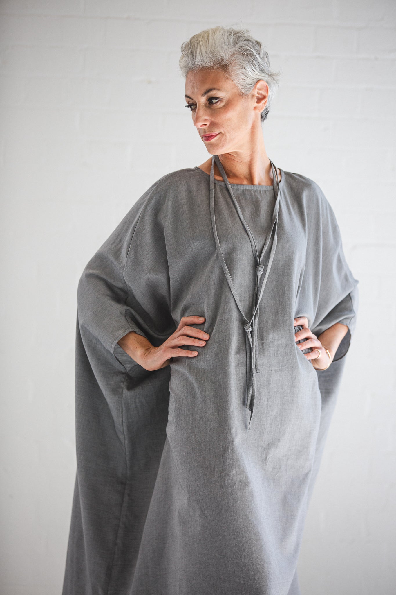 Twin Rouleau Tie | Ash