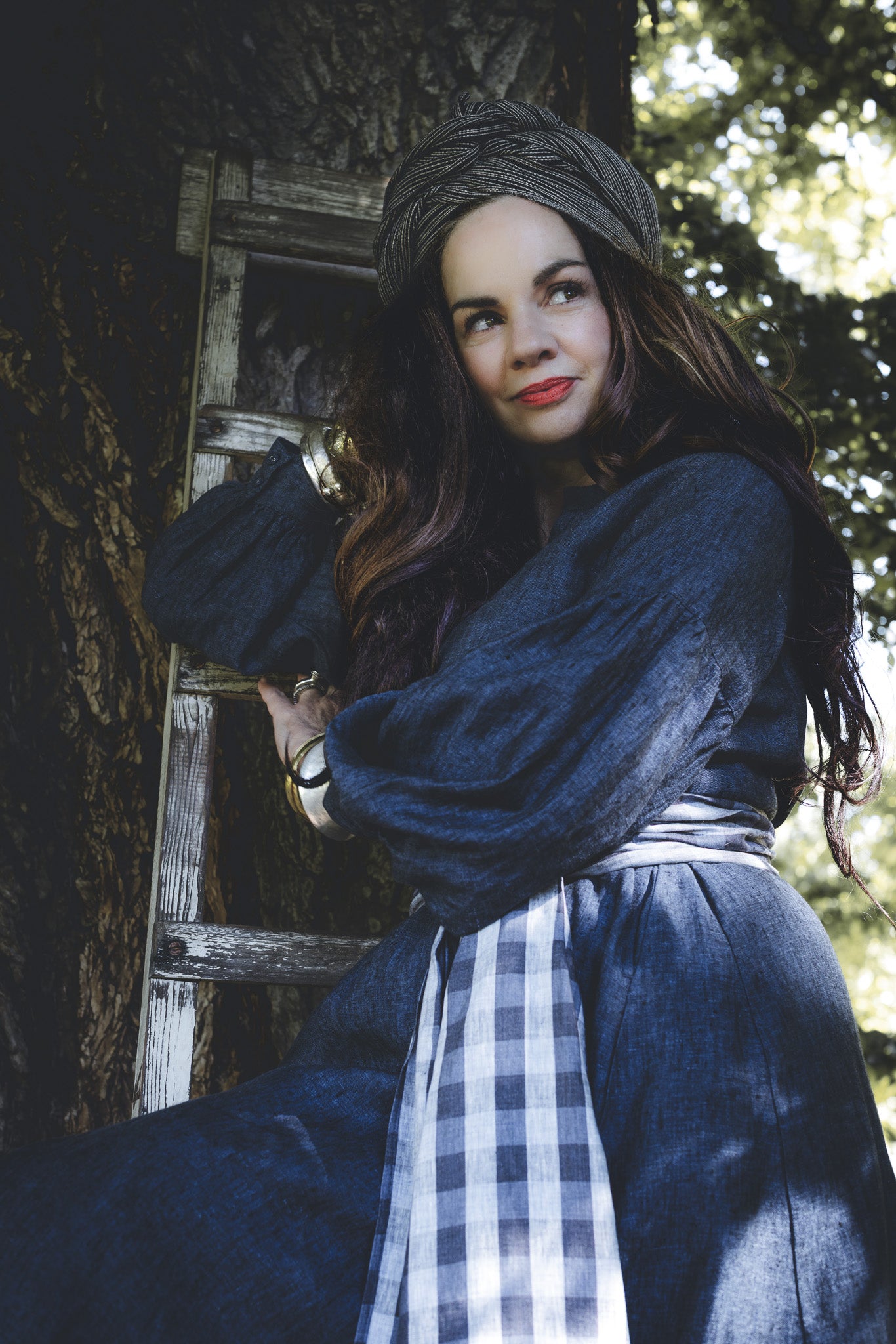 Obi Scarf | Bluestone Check