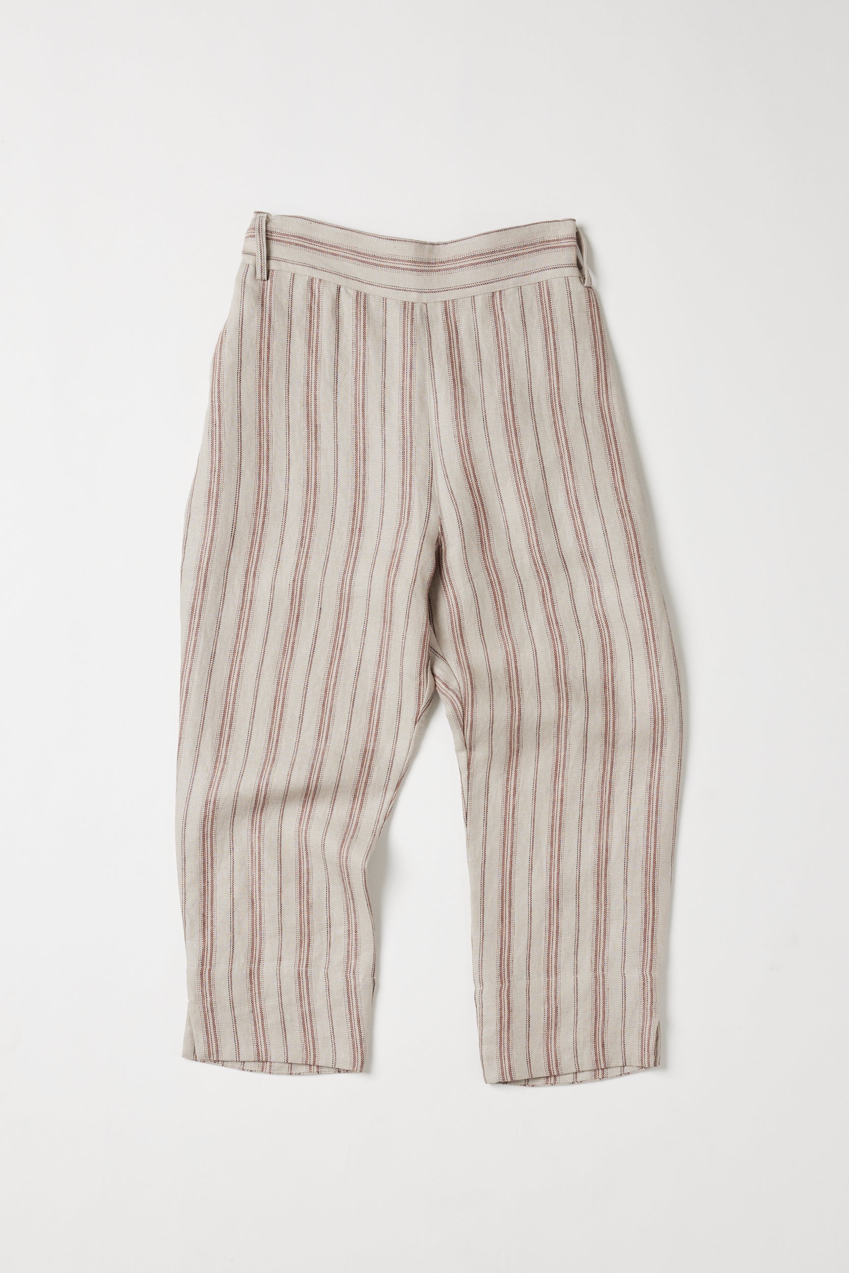 Walter Cropped Pant | Brick Stripe