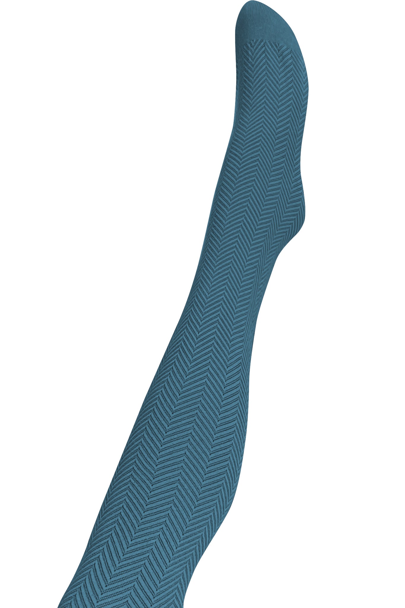 Tightology | Weave Blue Organic Cotton Tights
