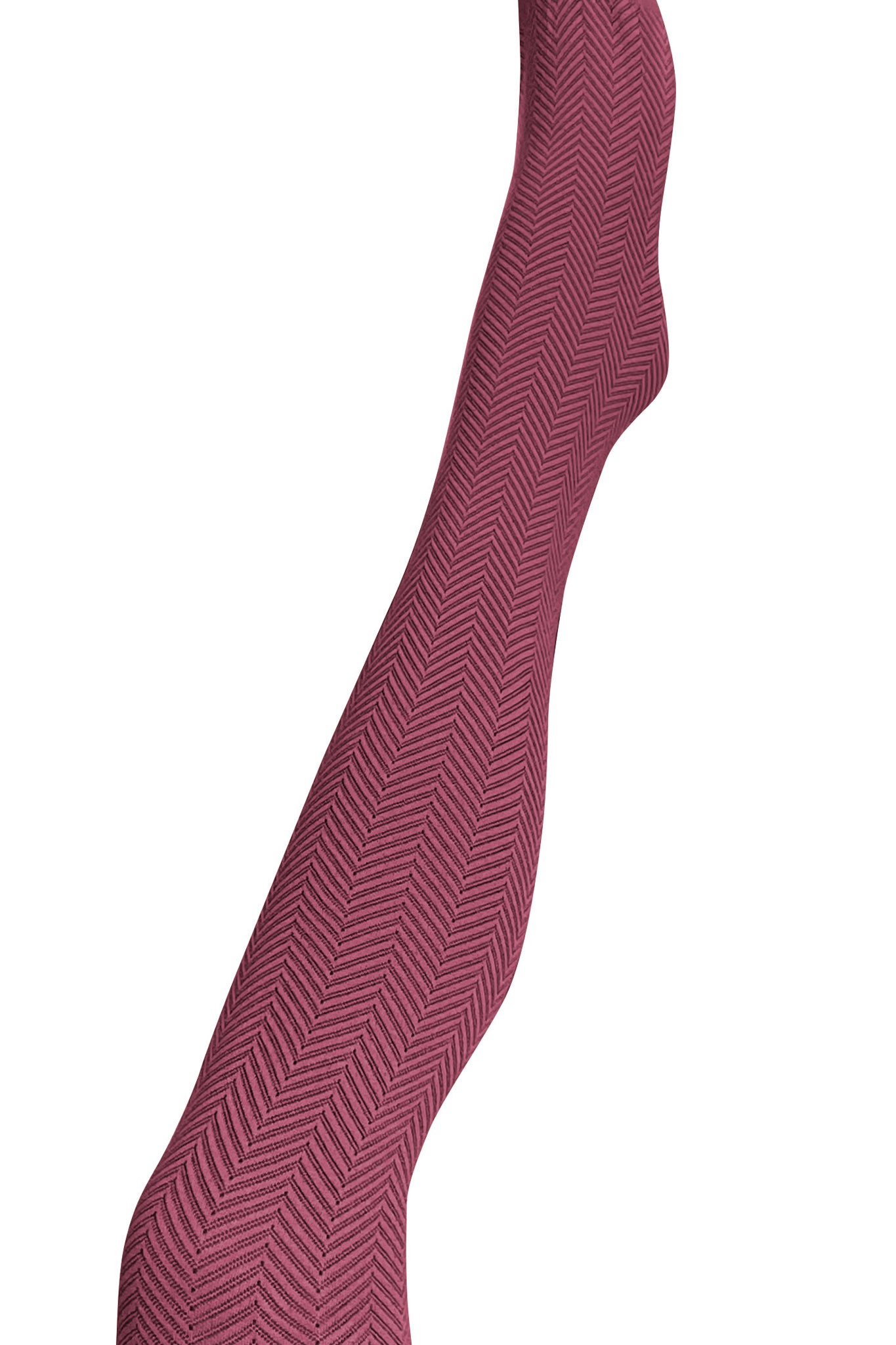 Tightology | Weave Bordeaux Organic Cotton Tights
