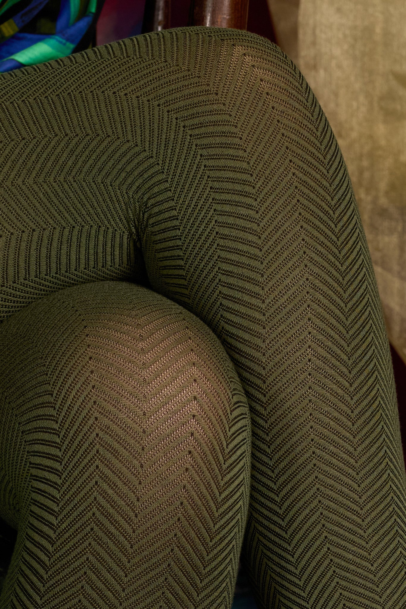 Tightology | Weave Green Organic Cotton Tights