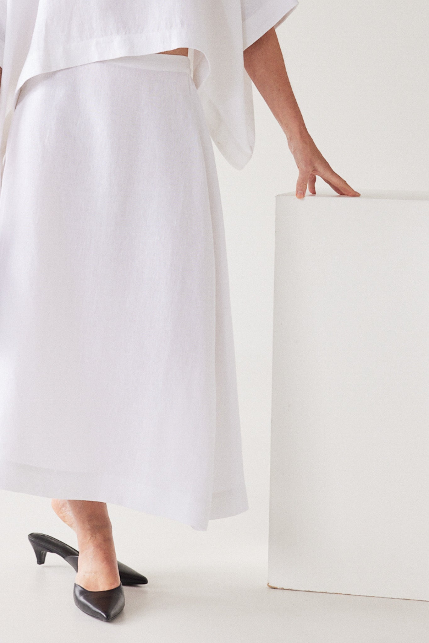 Alba Skirt | White