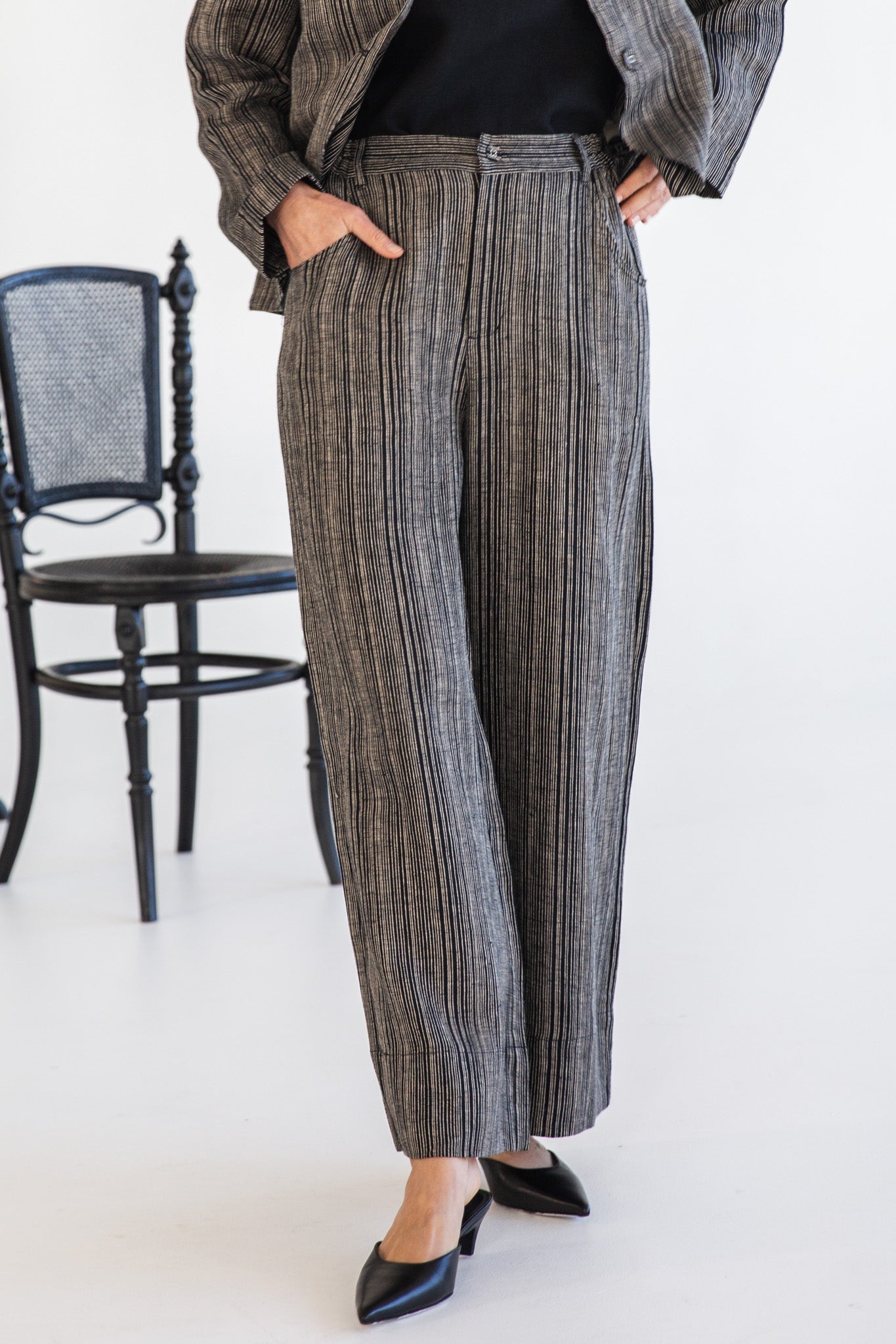 Bowie Pant | Raven Stripe