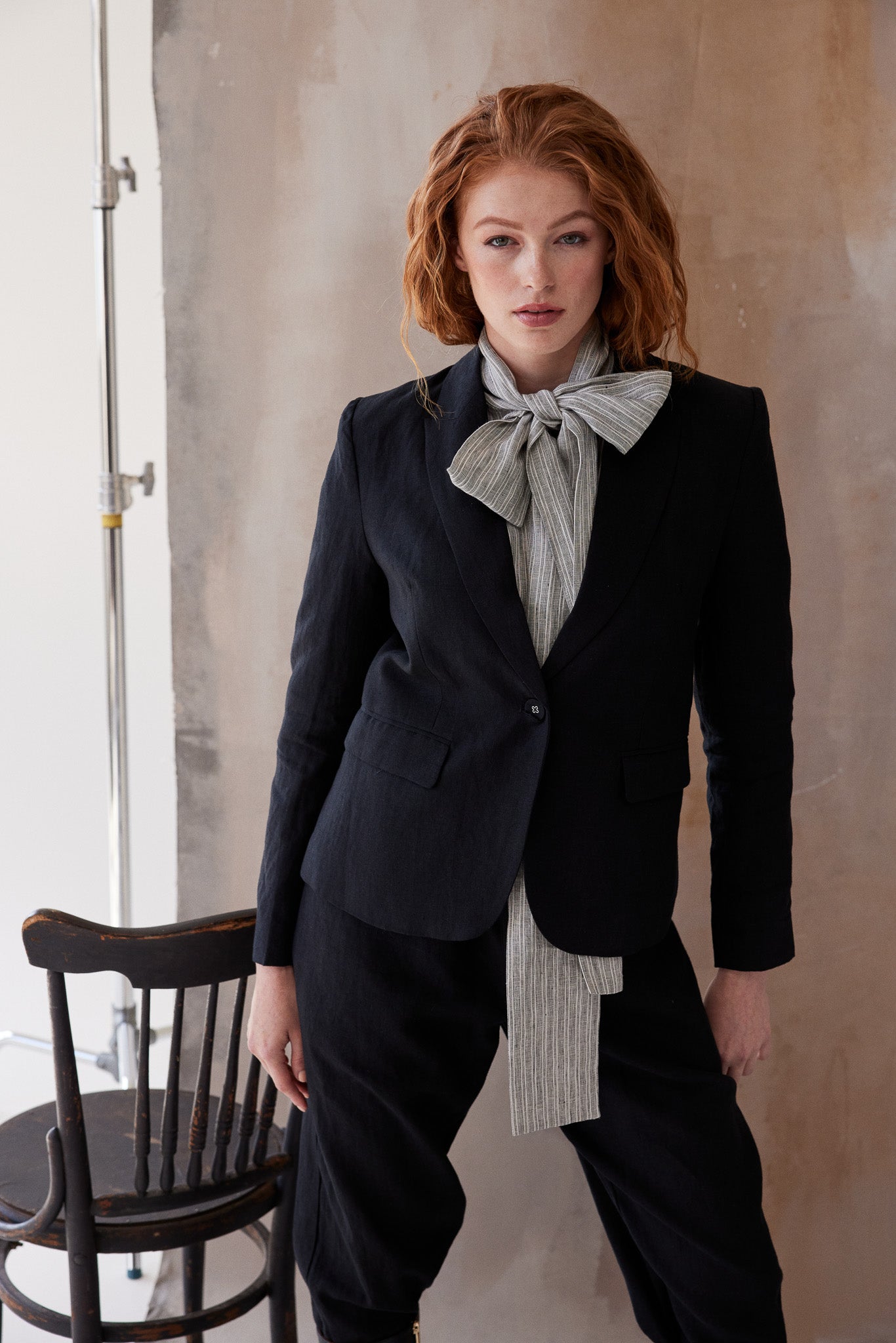 Brooklyn Fitted Blazer | Black