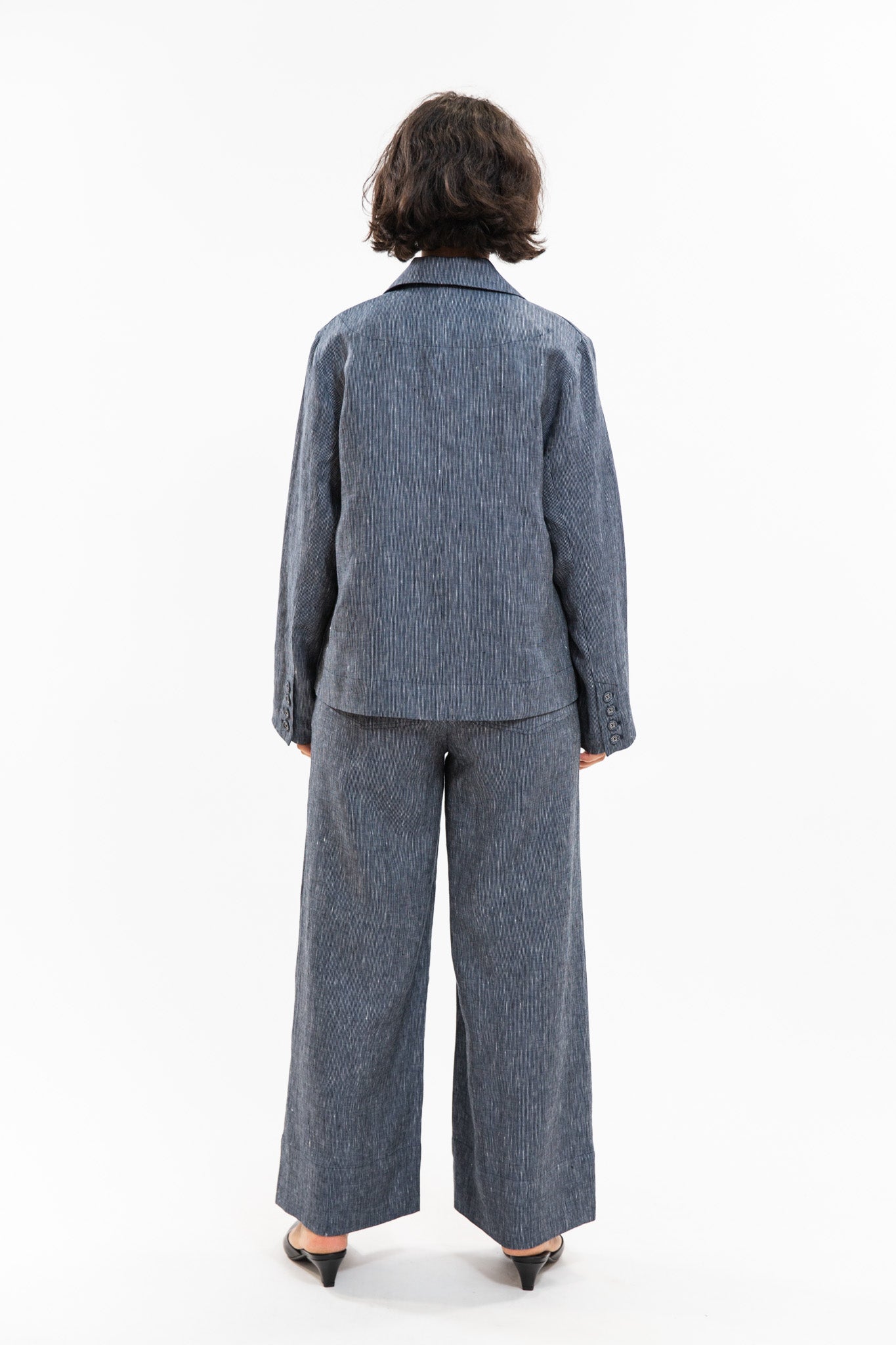 Conran Blazer | Navy Pinstripe