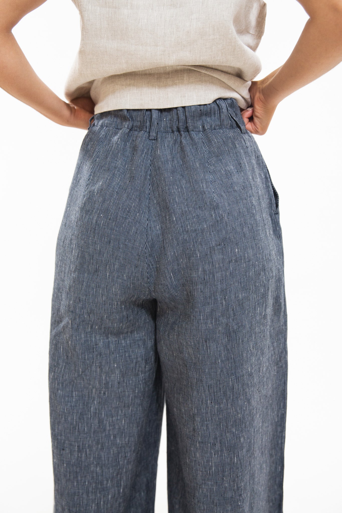 Easton Pant | Navy Pinstripe