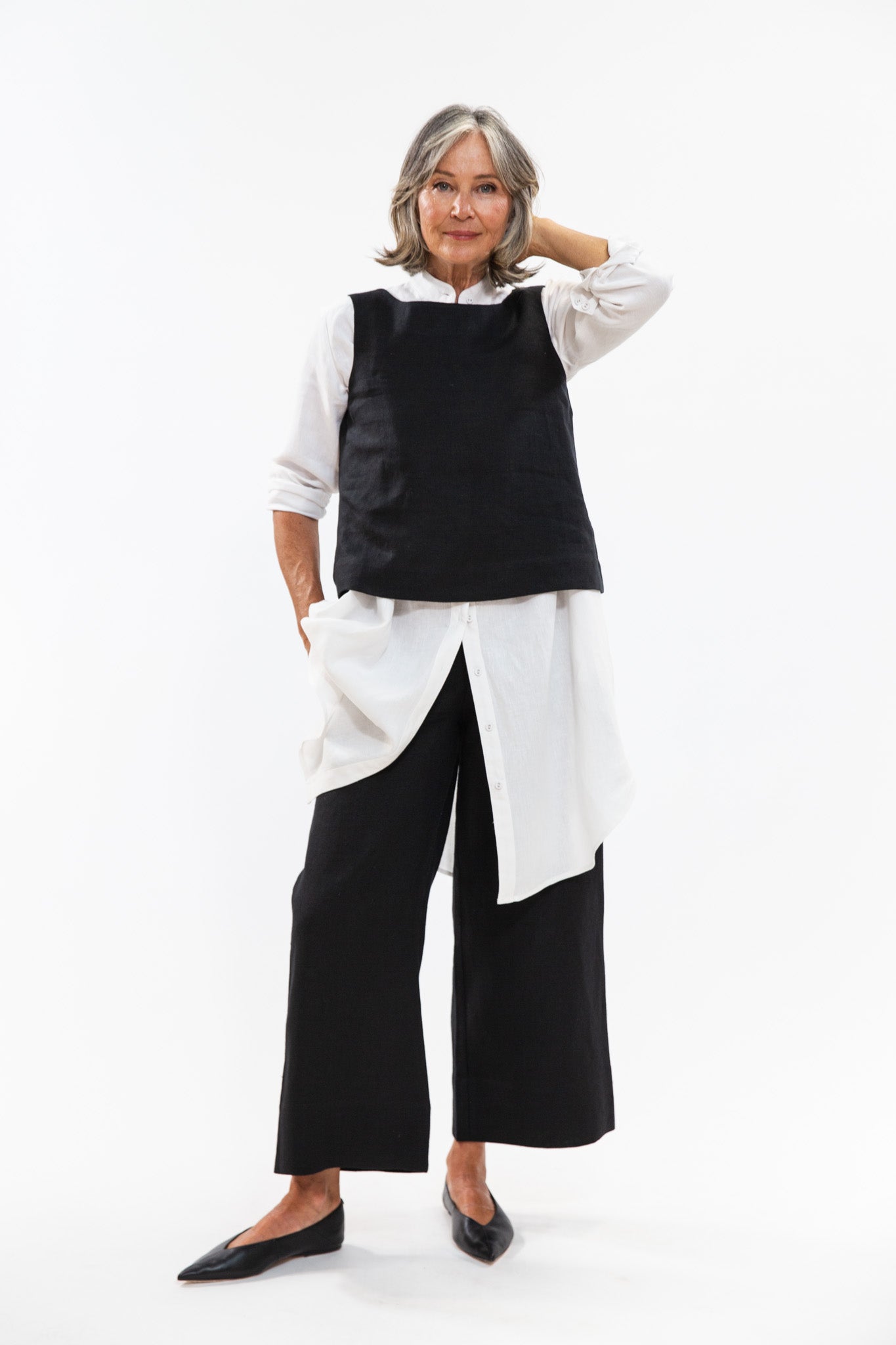 Ellis Shell Top | Black