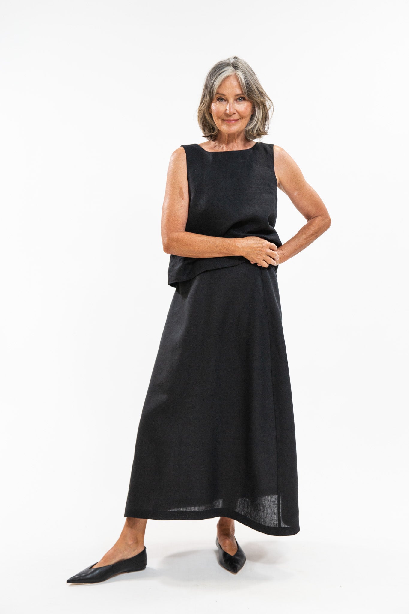 Ellis Shell Top | Black