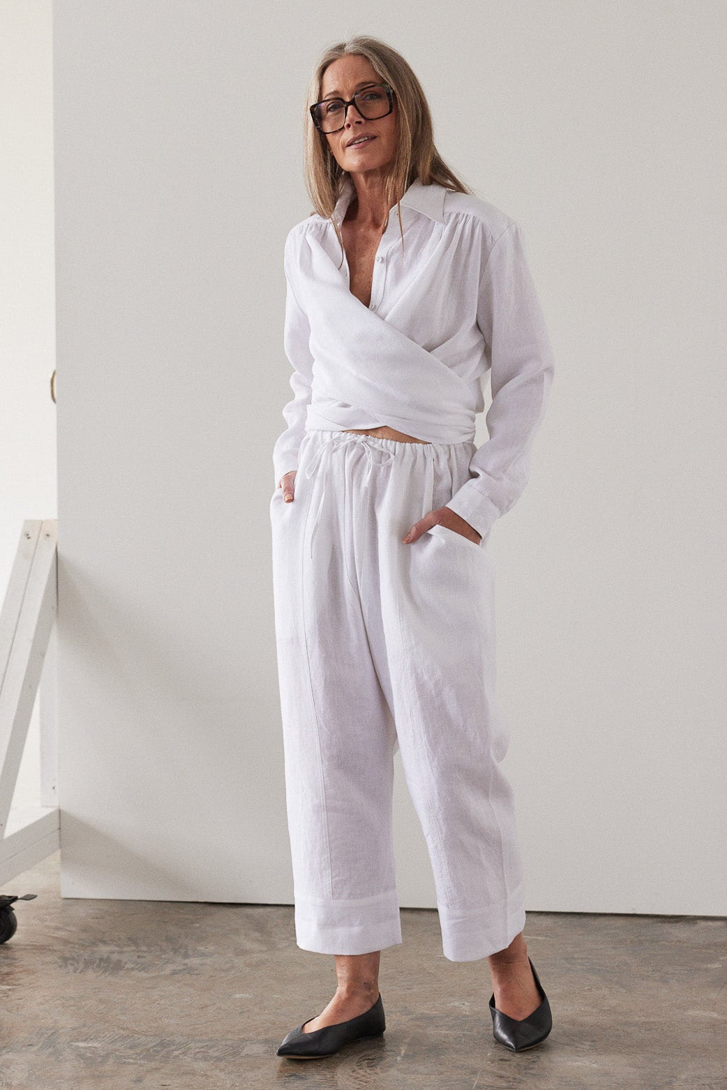 Ginza Pant | White