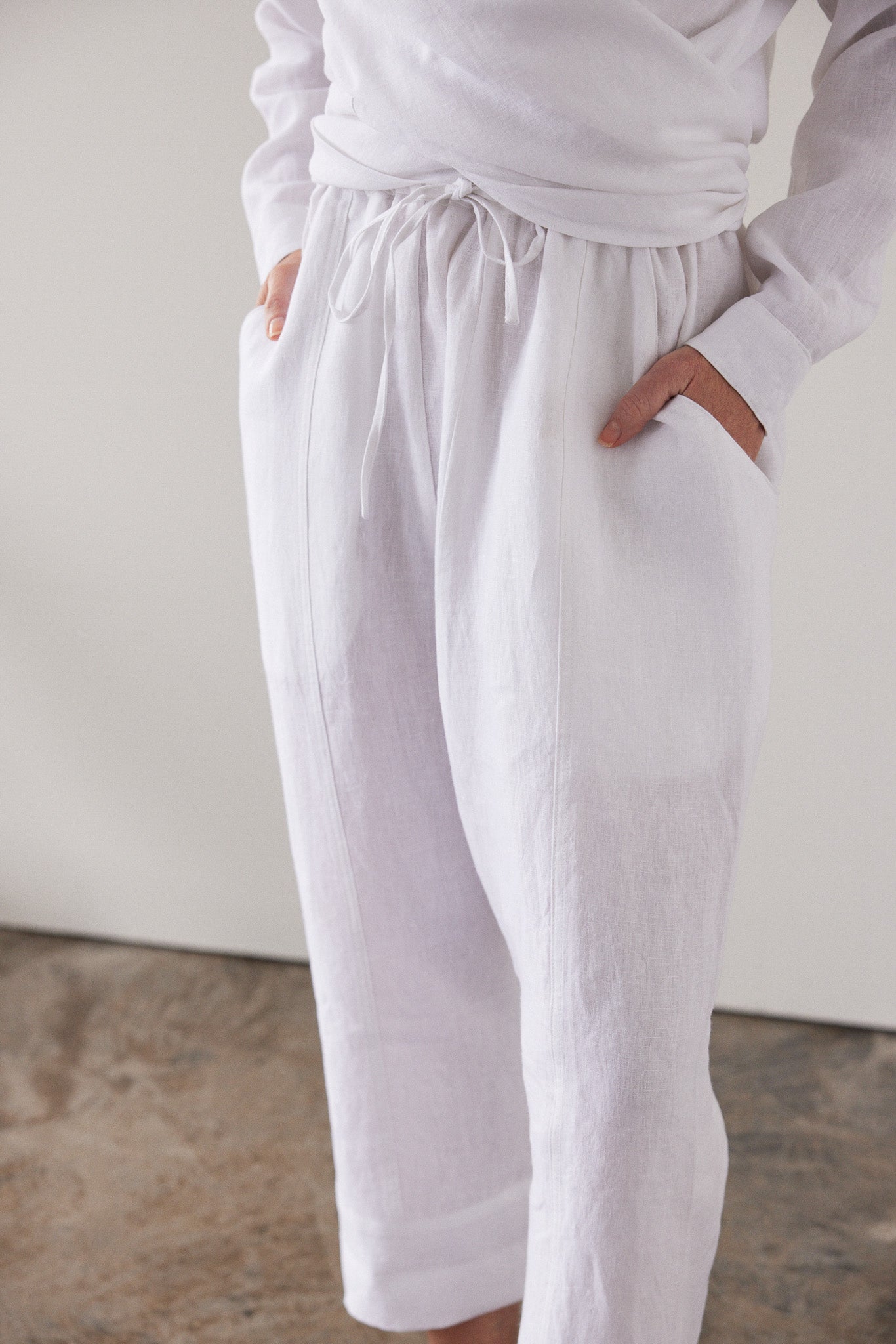 Ginza Pant | White