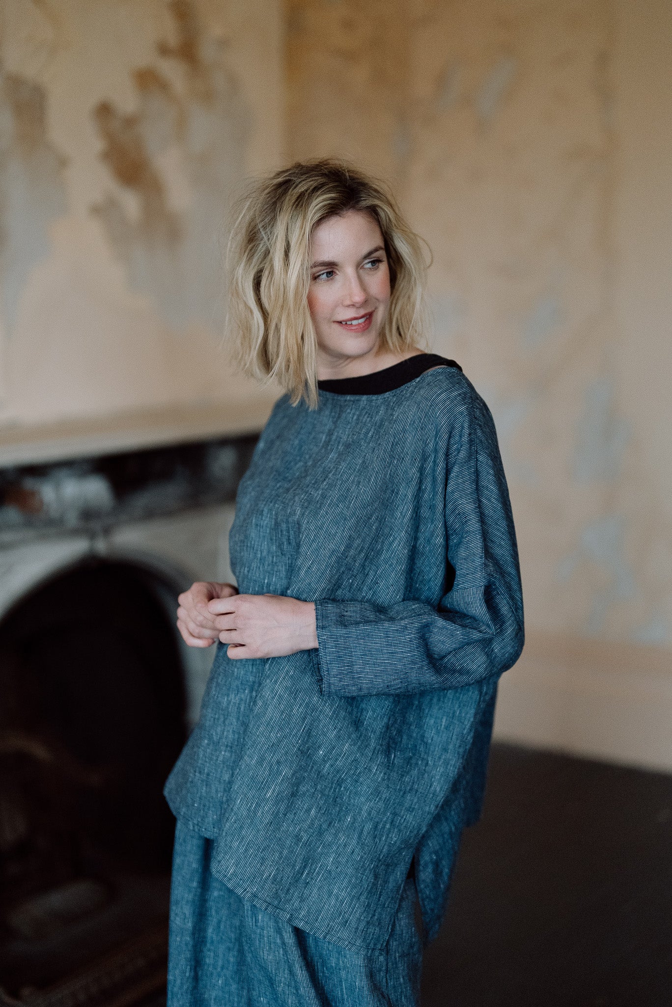 Harry Top | Navy Pinstripe