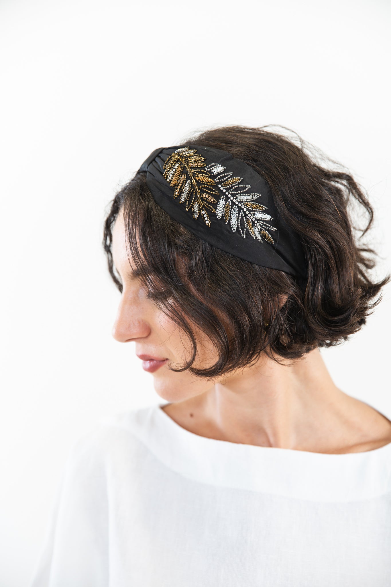 Soft Embroidered Headband | Isla