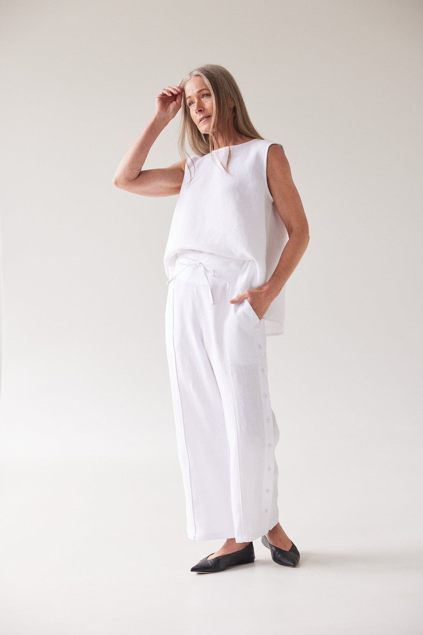 Jemima Pant | White
