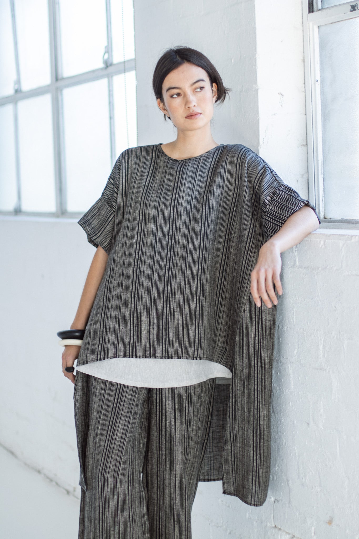 Lanie Top | Raven Stripe