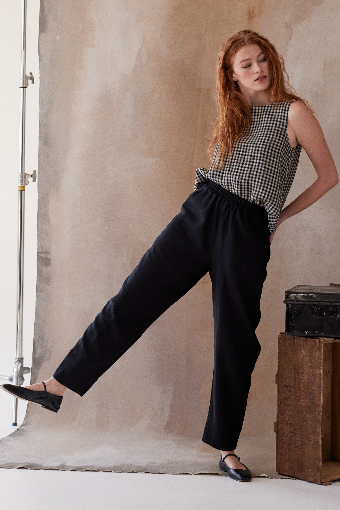 Leighton Narrow Pant | Black