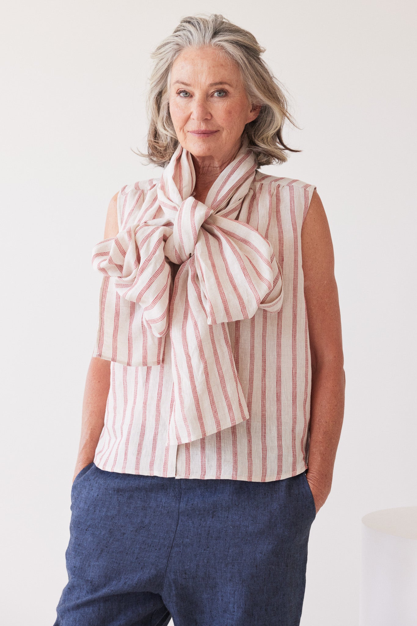 Obi Scarf | Burnt Sienna Stripe