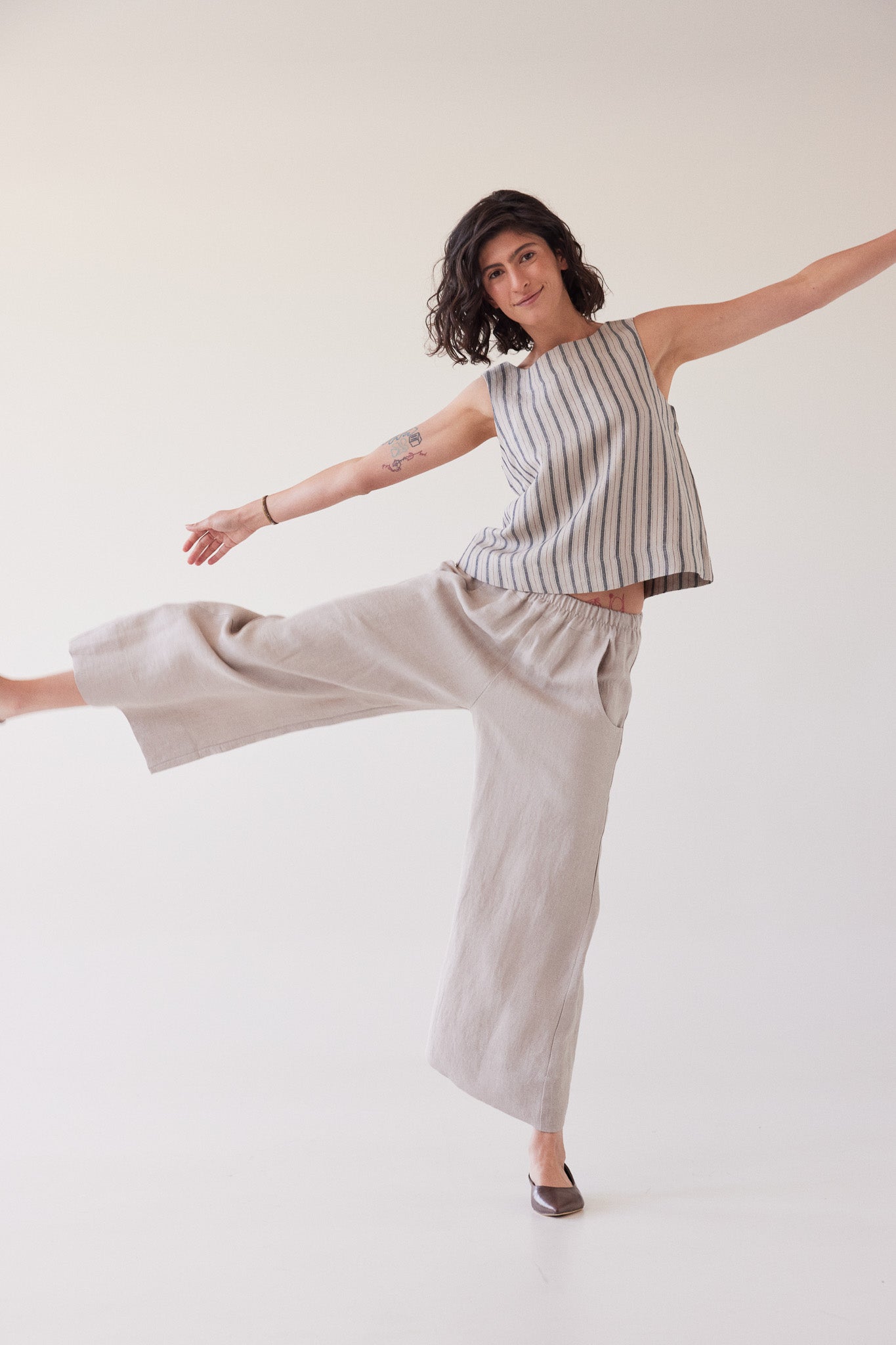 Oliver Pull On Pant | Stone
