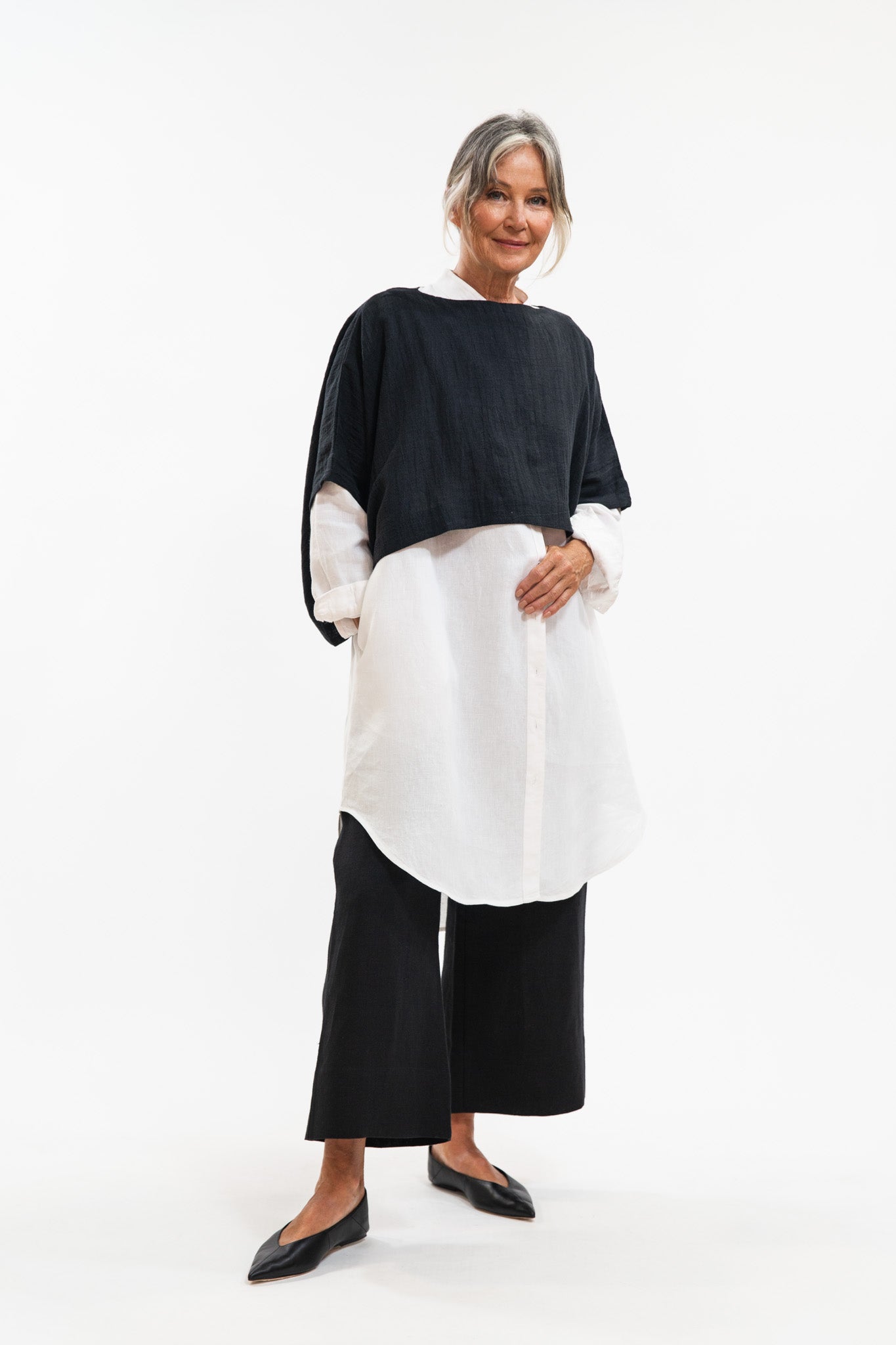 Ophelia Shirt Dress | White