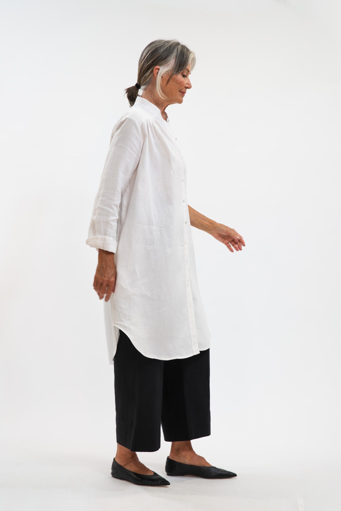 Ophelia Shirt Dress | White