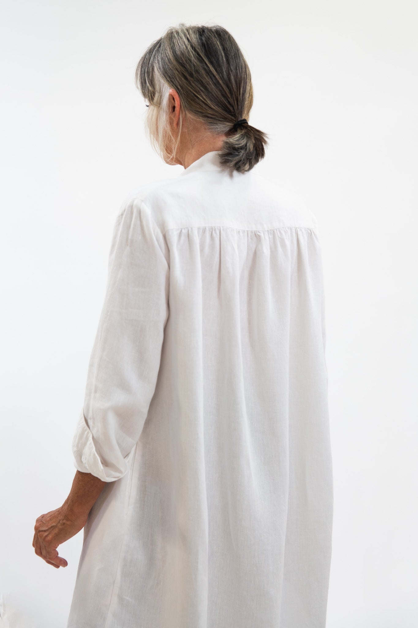 Ophelia Shirt Dress | White