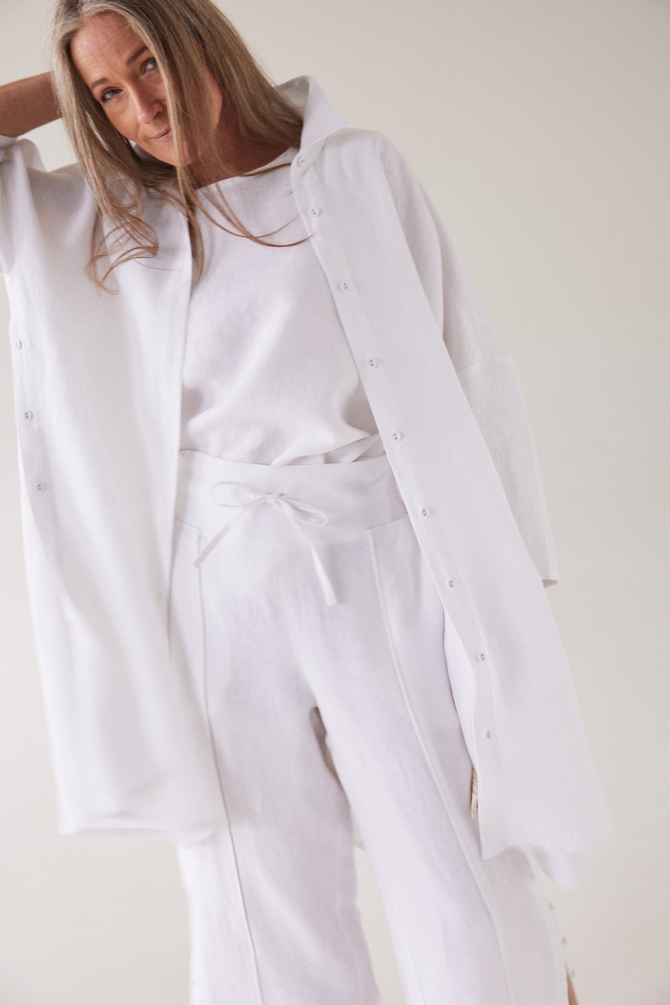 Pippi Shirt Dress | White