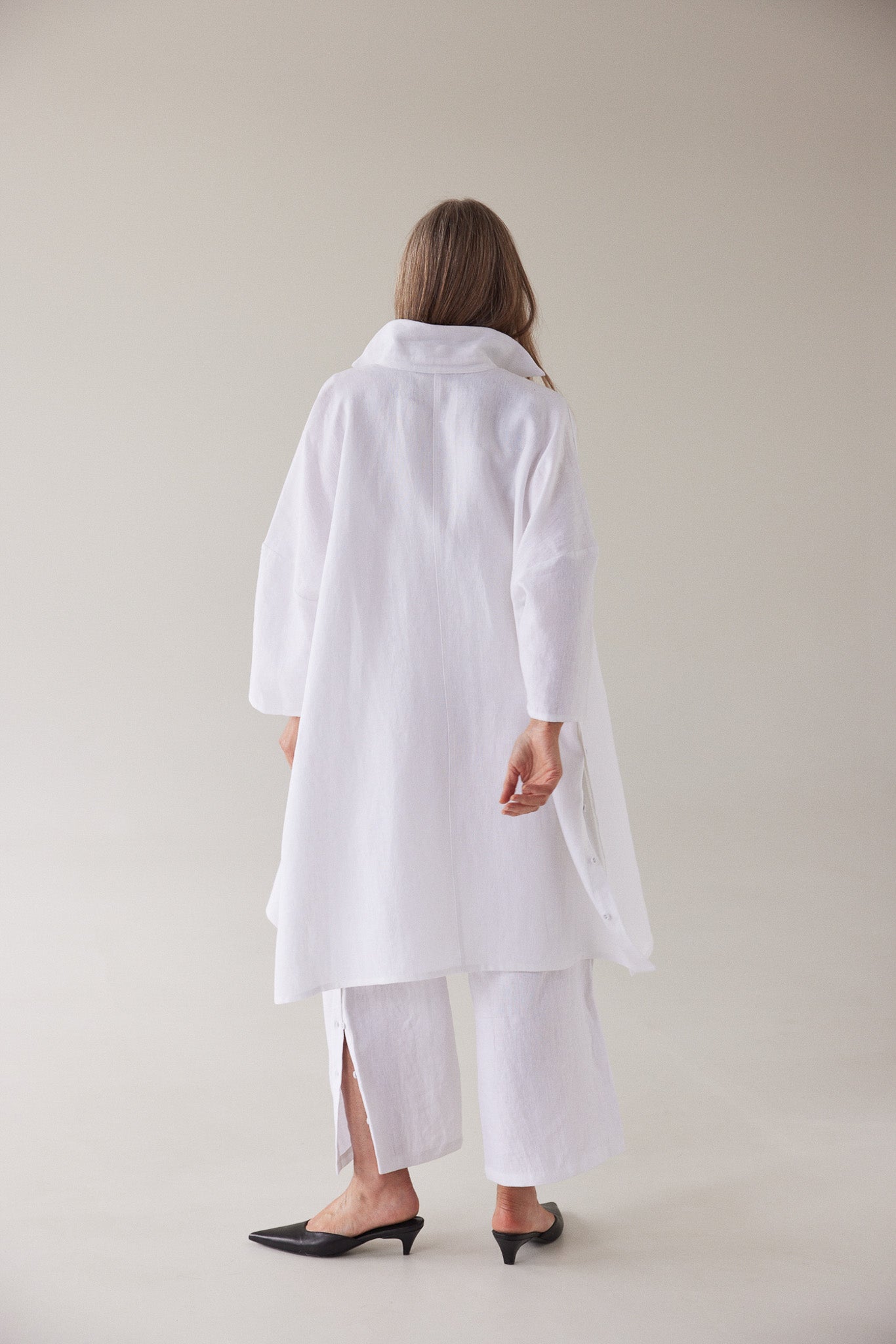 Pippi Shirt Dress | White