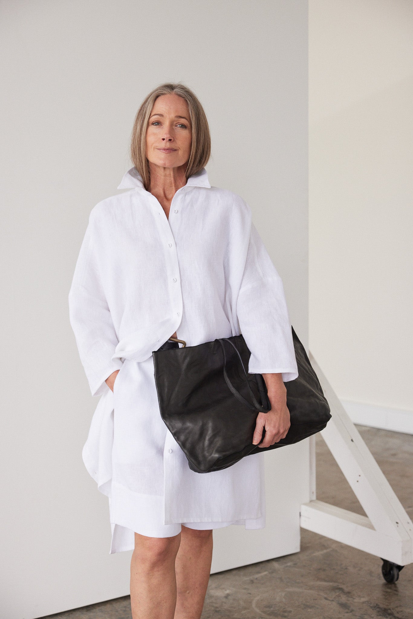 Pippi Shirt Dress | White