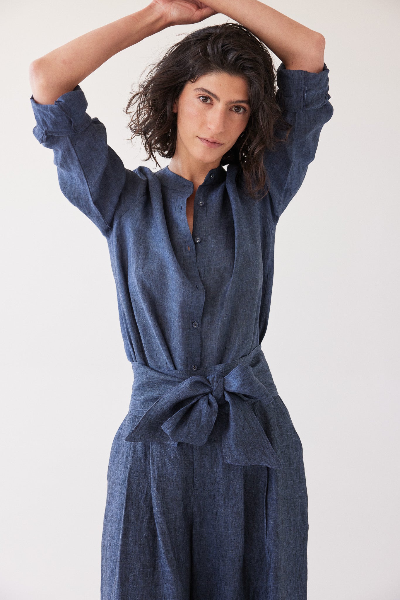 Sawyer Long Sleeve Shirt | Navy