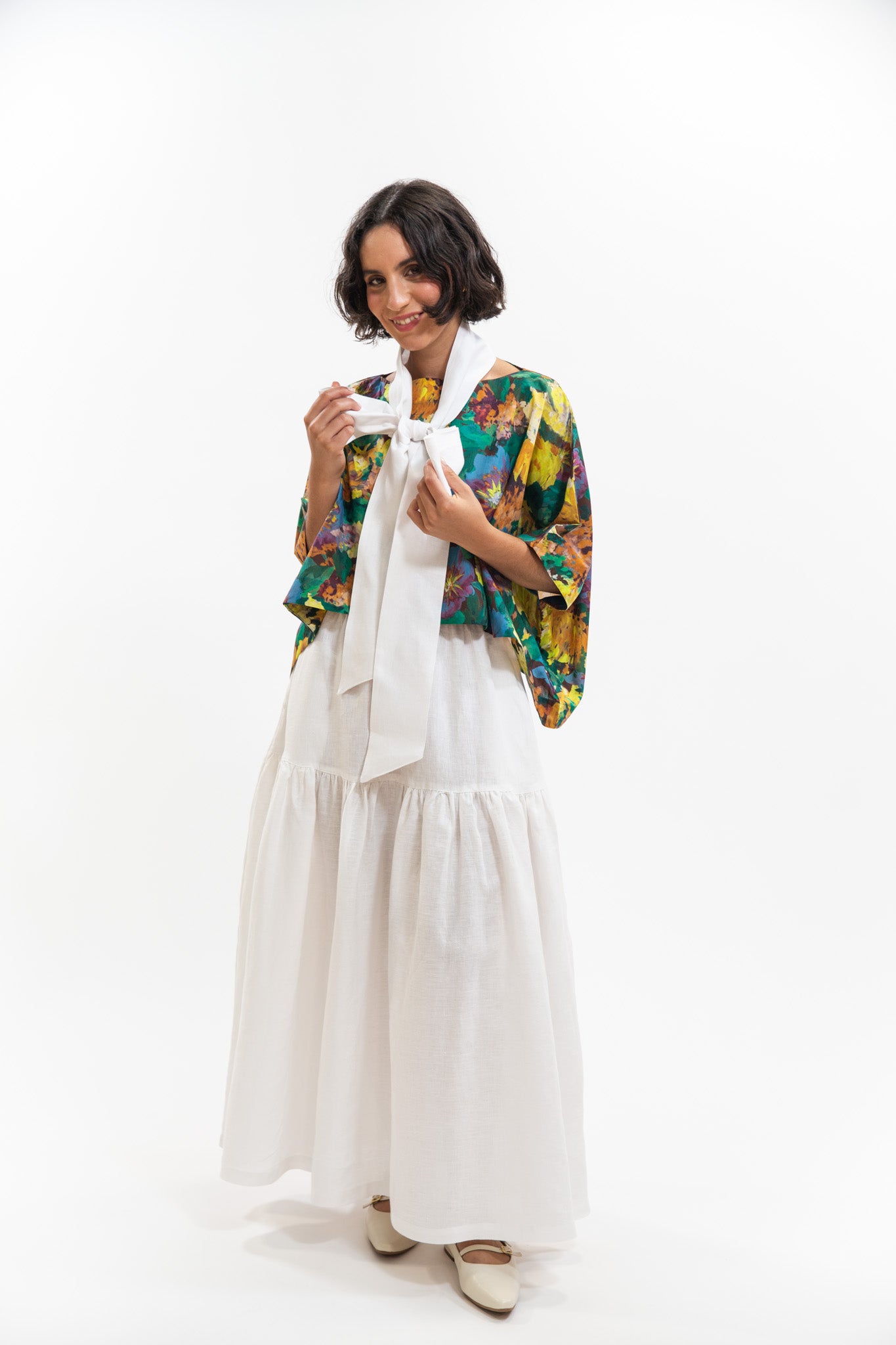 Tie Belt | White