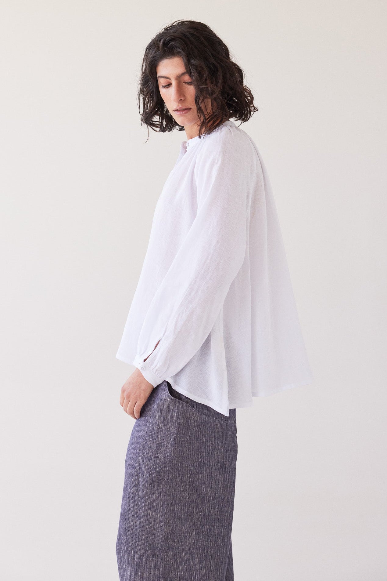 Vento Long Sleeve Shirt | White
