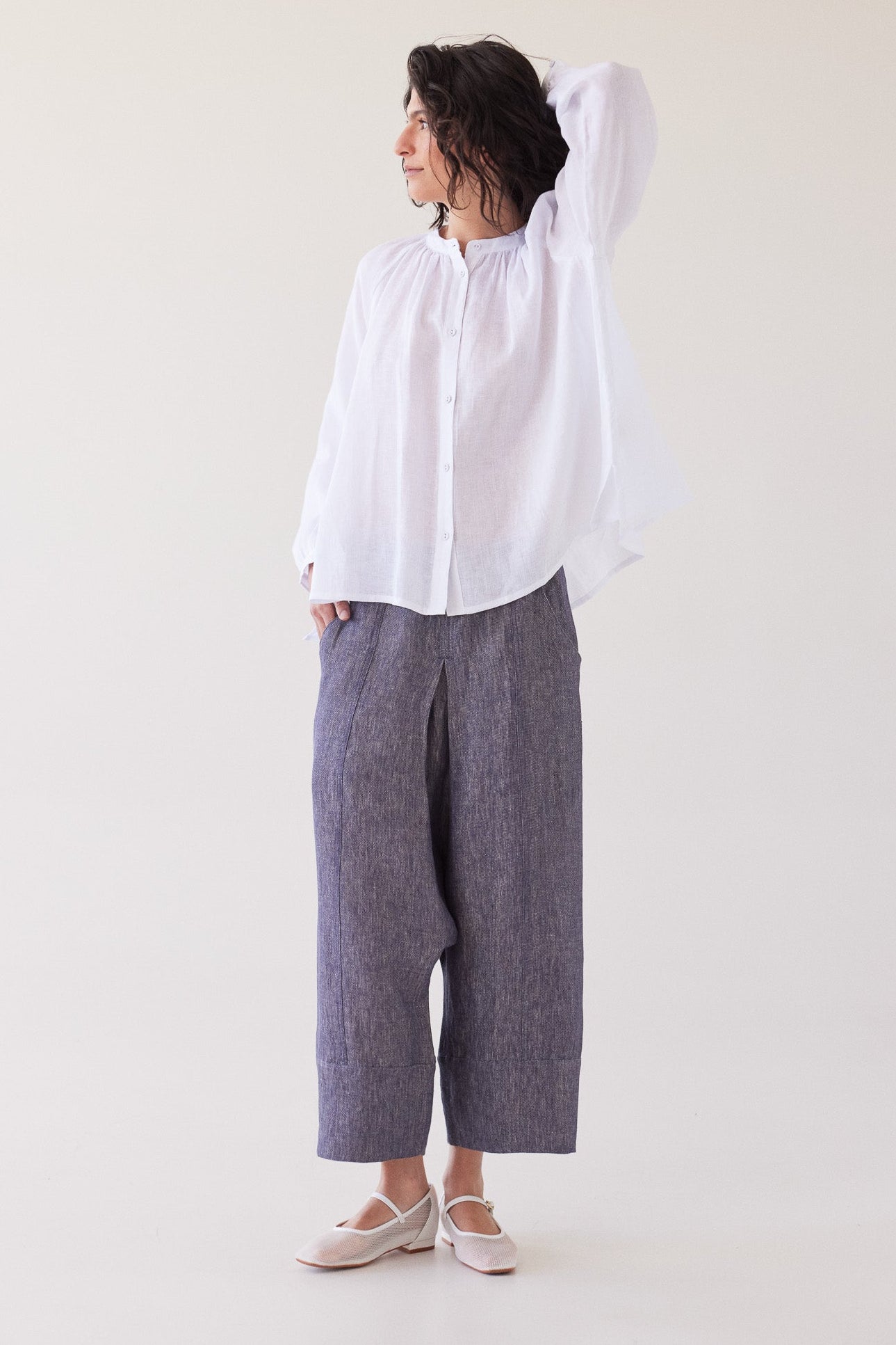 Vento Long Sleeve Shirt | White