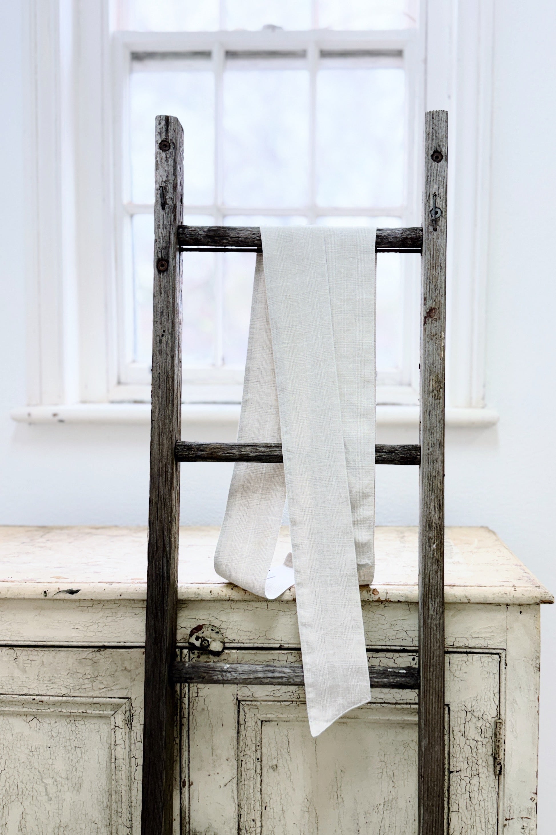 GW | Tie Belt | Mottled Parchment