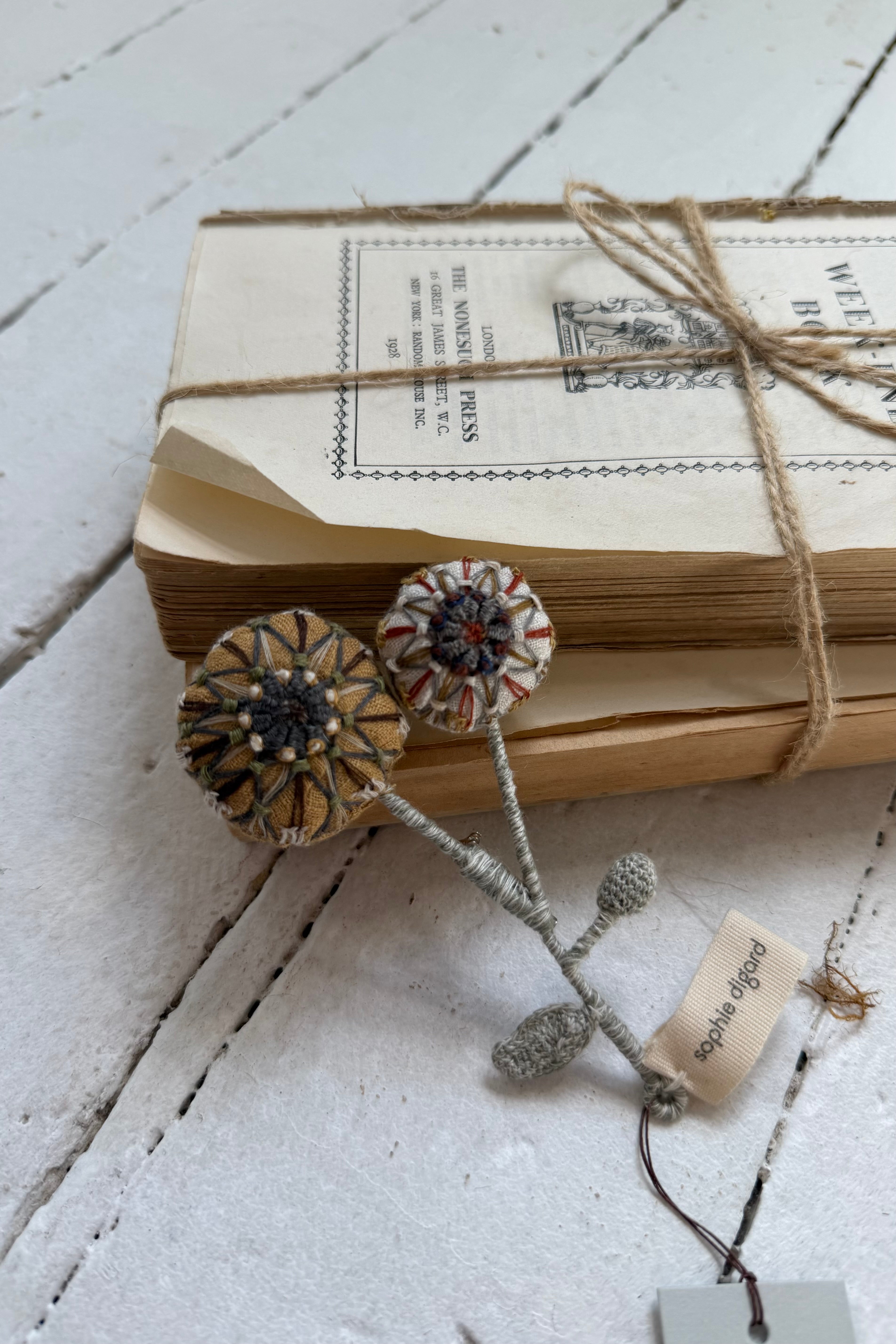 Sophie Digard | Duo Stem Brooch | Elodie