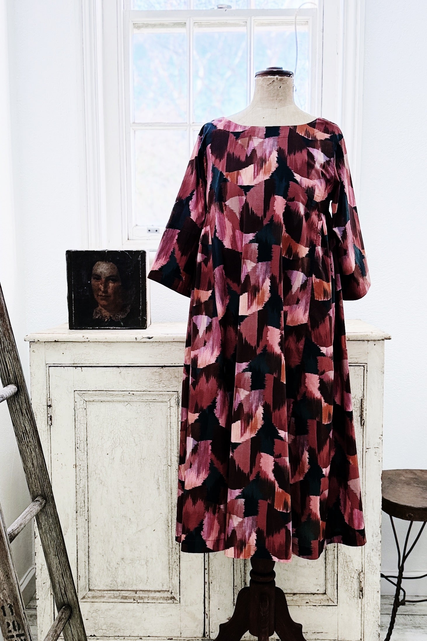 GW | Ottie Dress | Ikat Tulip | S