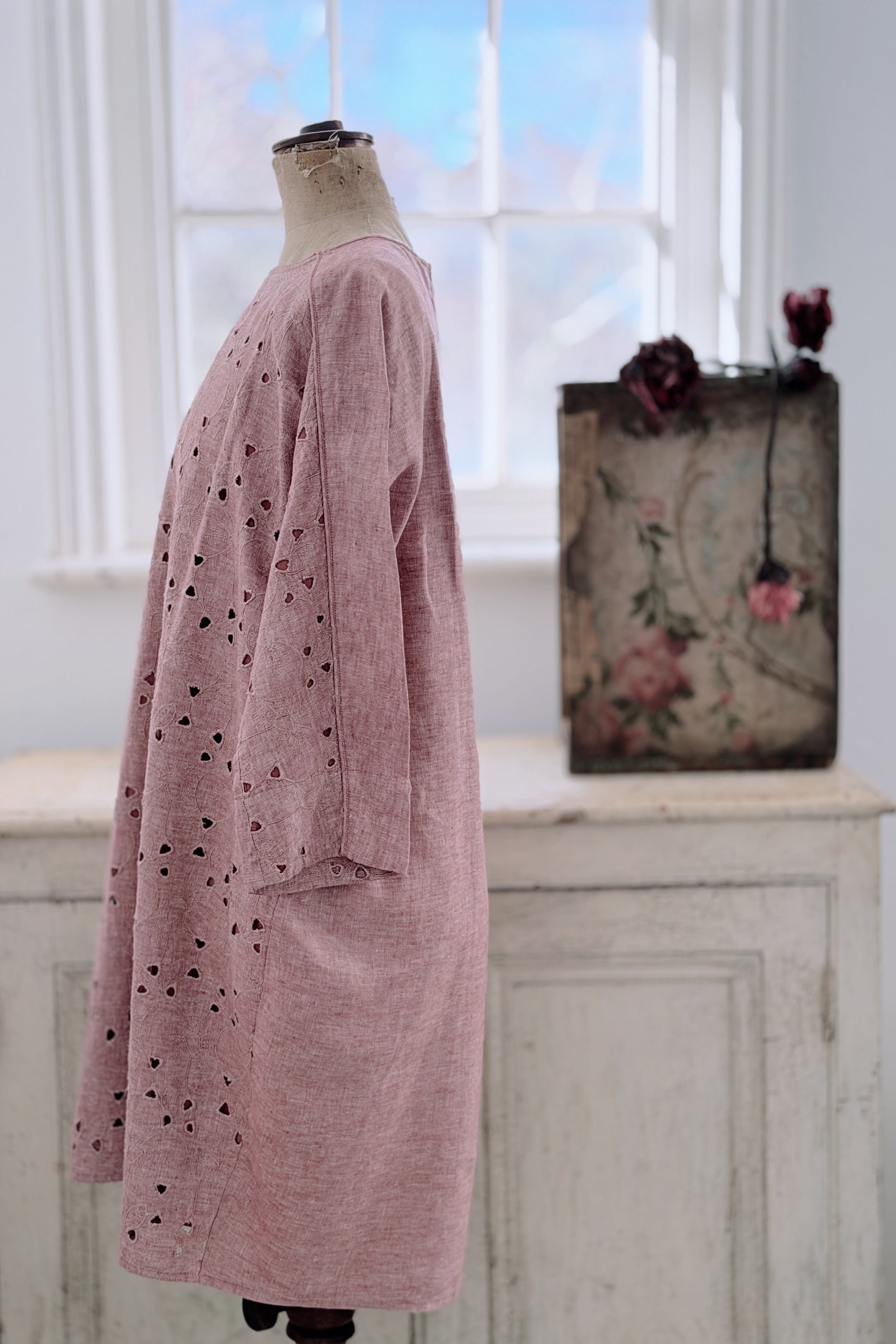 GW | Amelia Dress | Rosewood Broderie | M