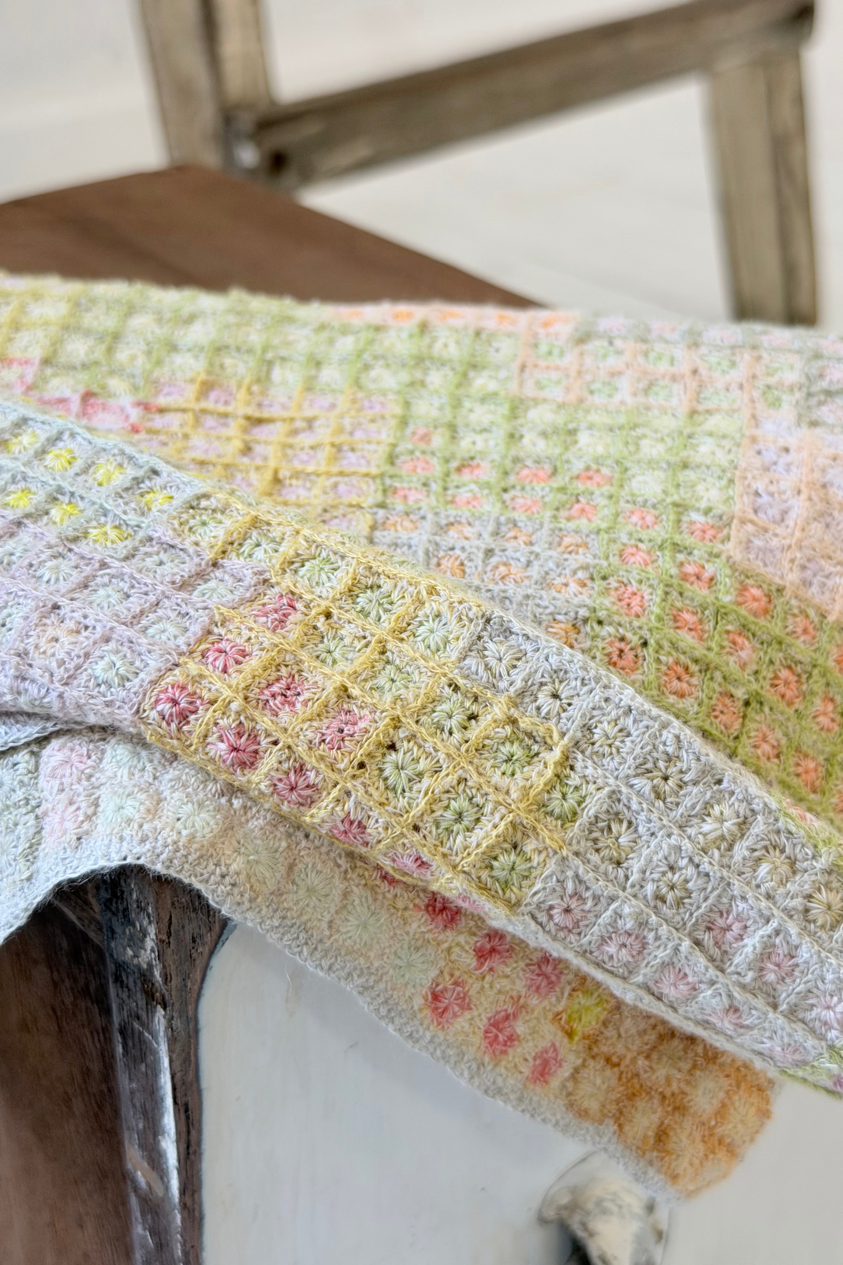 Sophie Digard | Delicate Crochet Linen Scarf | Maggie