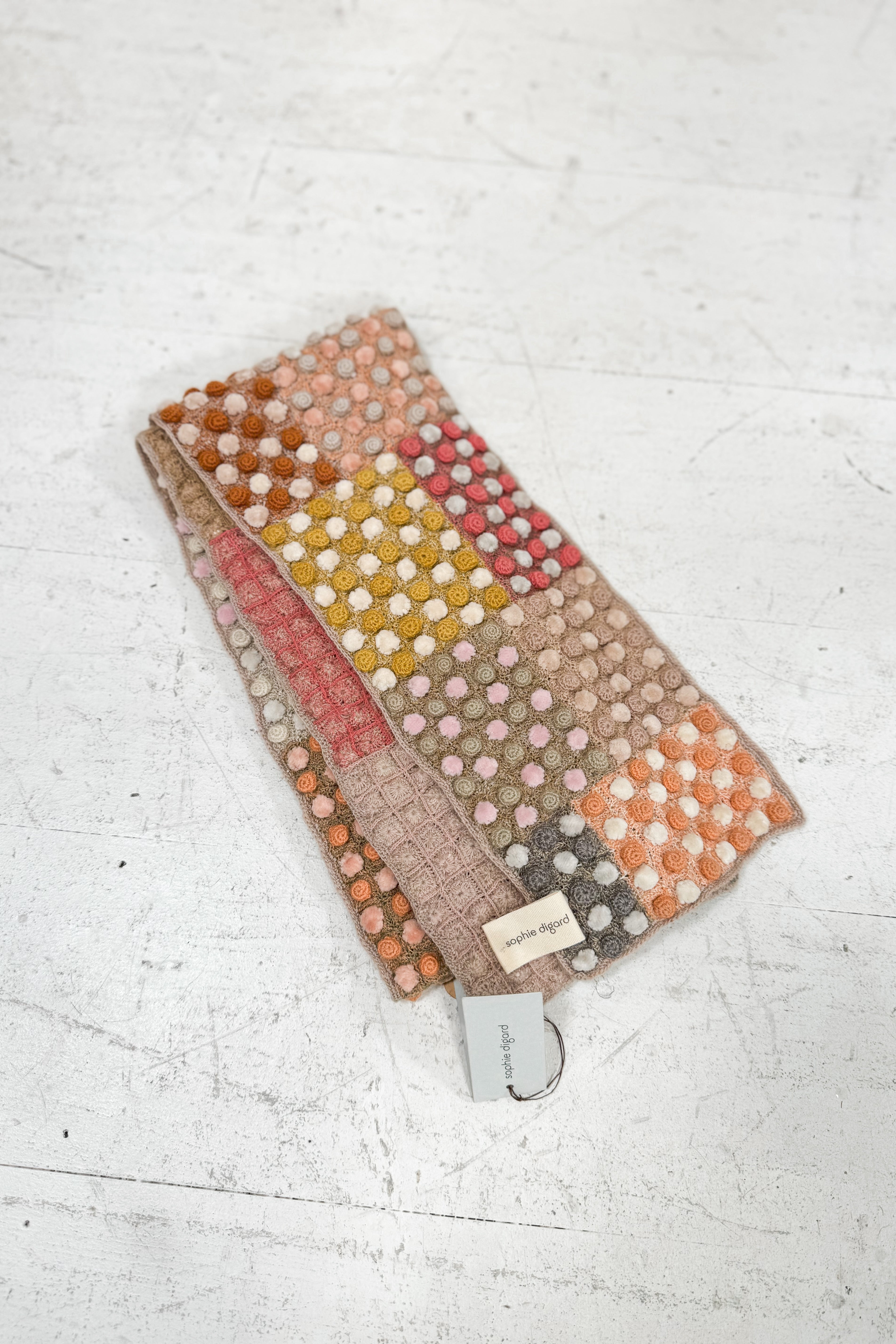 Sophie Digard | Wool Appliqued Scarf | Misha