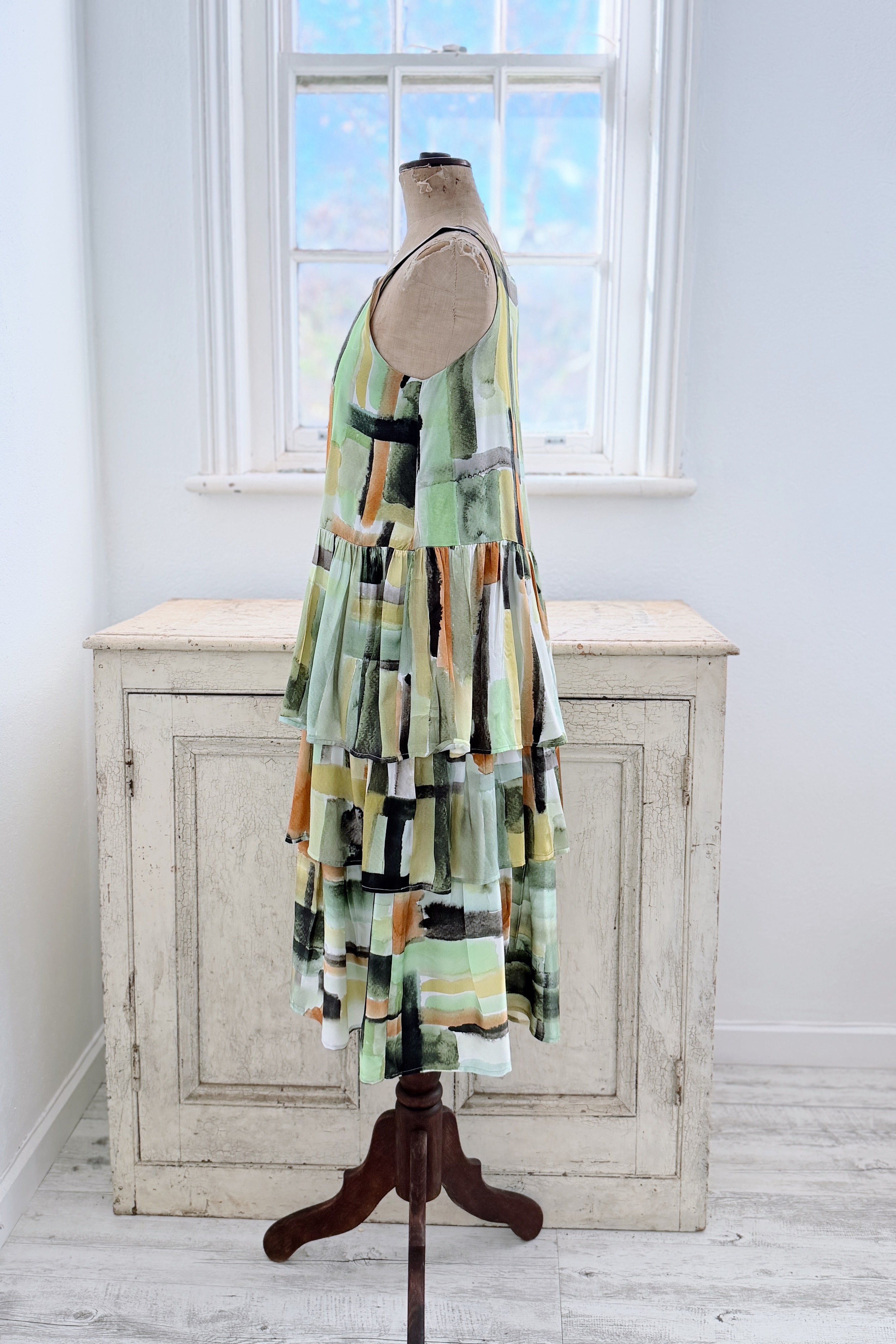 PS | Madeline Dress | Painted Reef | XS