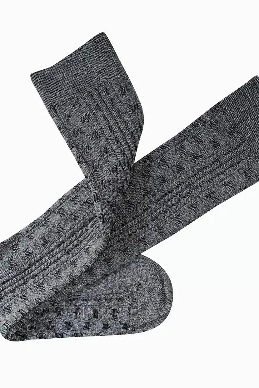 Tightology | Industry Grey Wool Socks