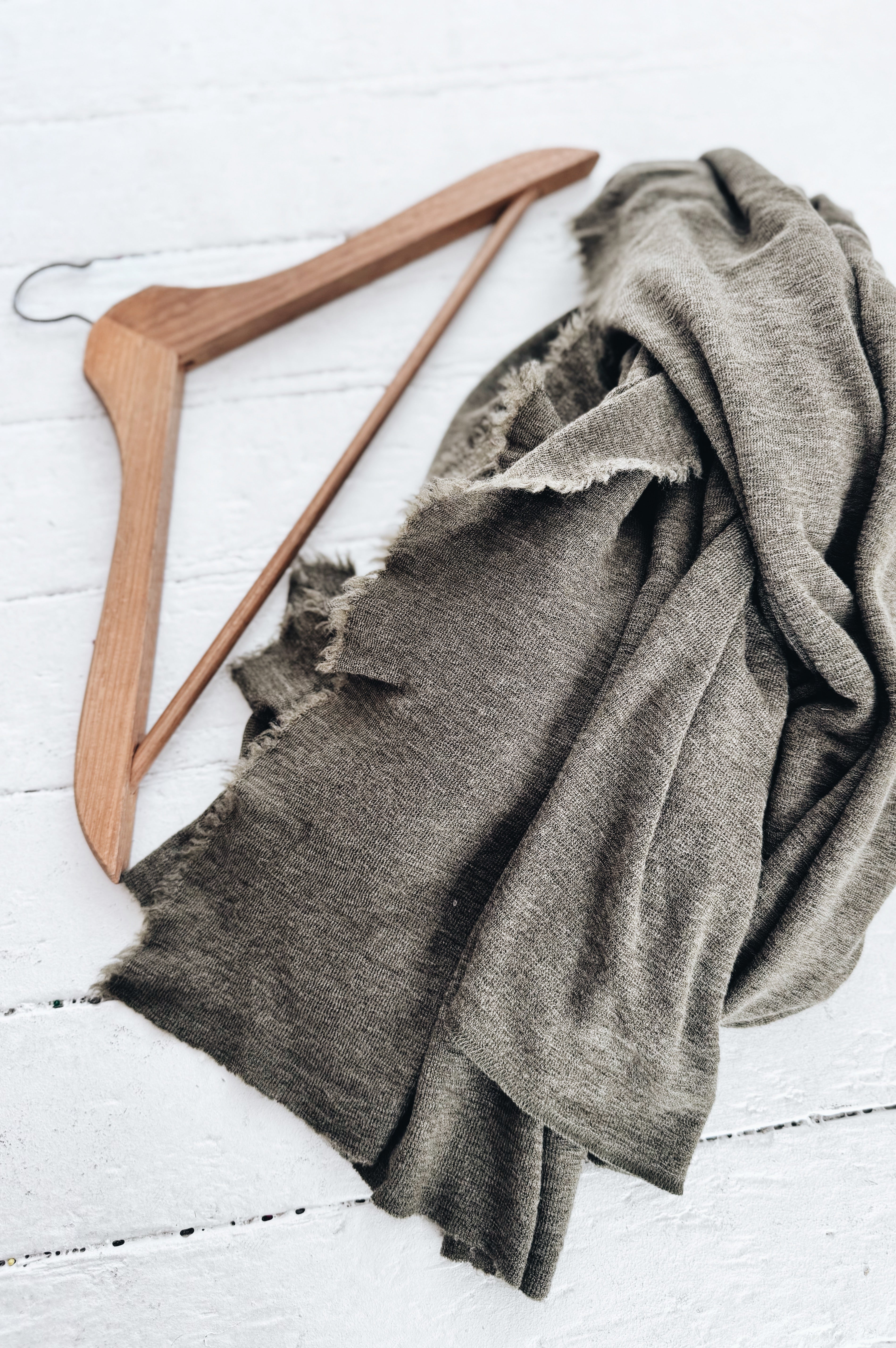 Merino Scarf | Capers Melange