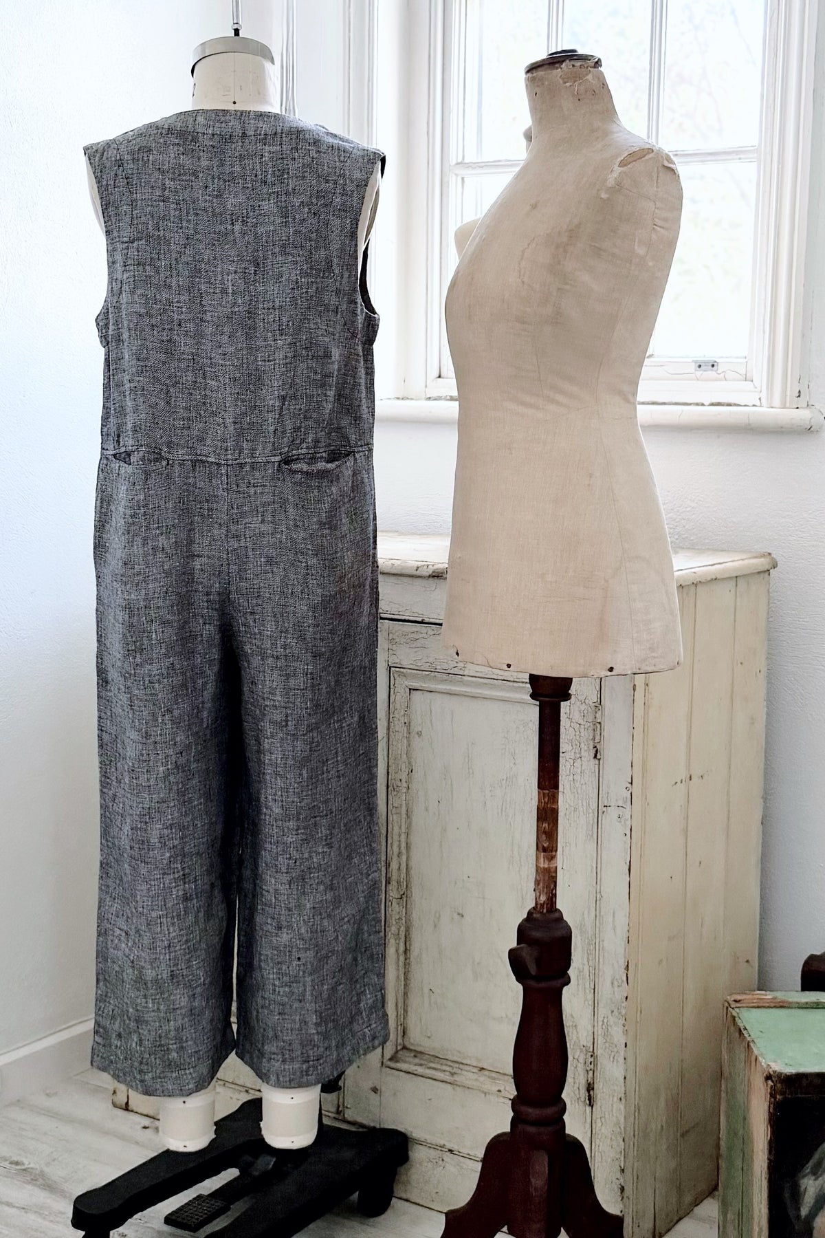 GW |  Bethany Jumpsuit | Mottled Black | S