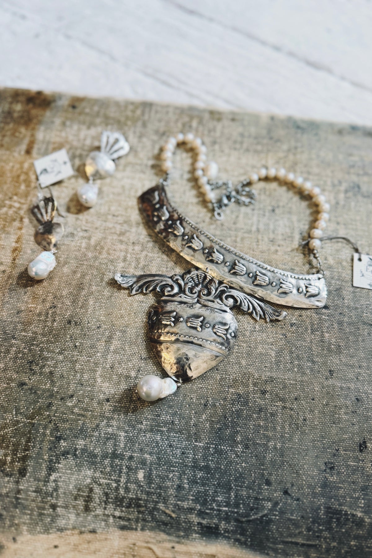 Emma Cunningham | Baroque Pearl Earrings | Tess