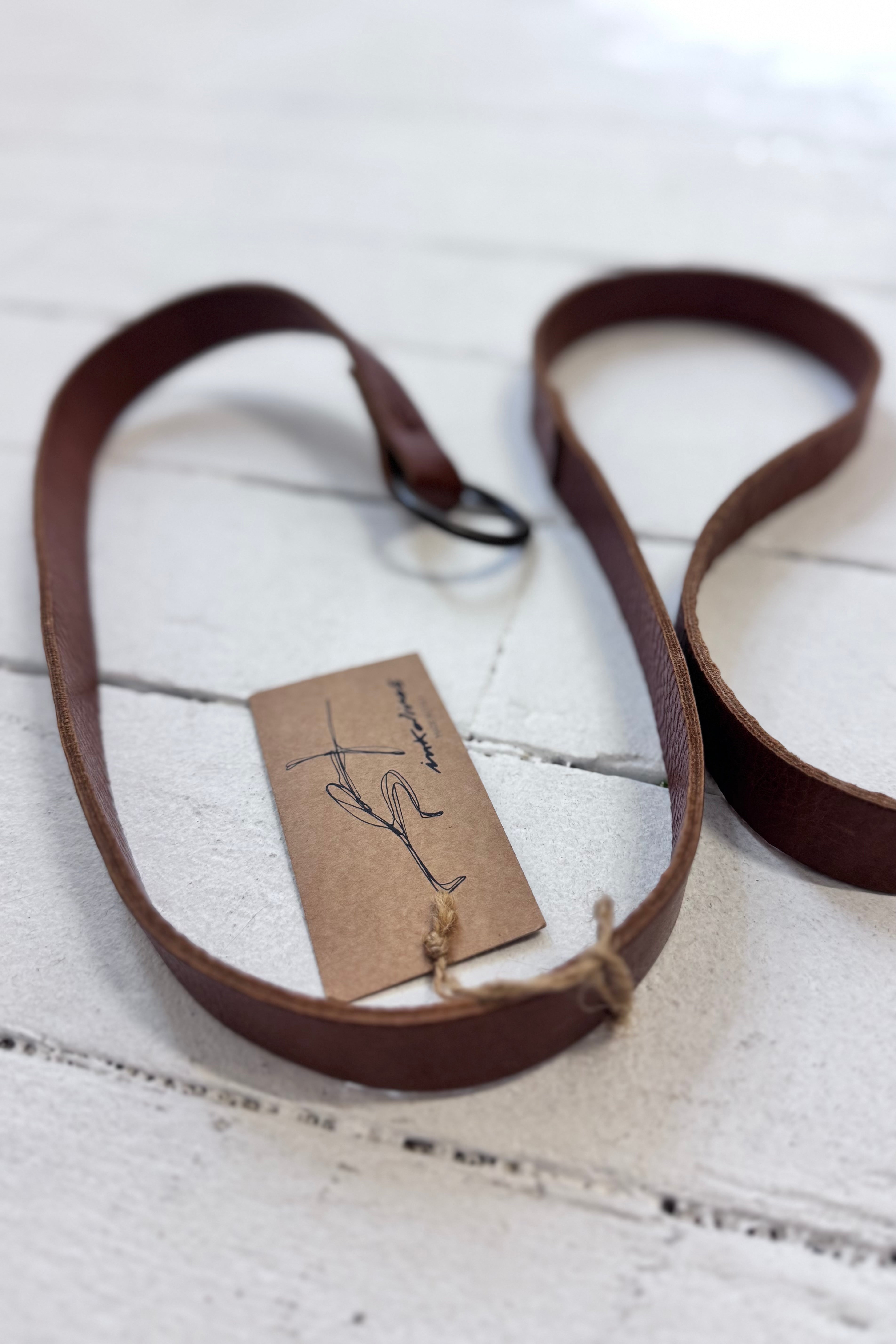 Ink Olives | Salice Belt | Tan