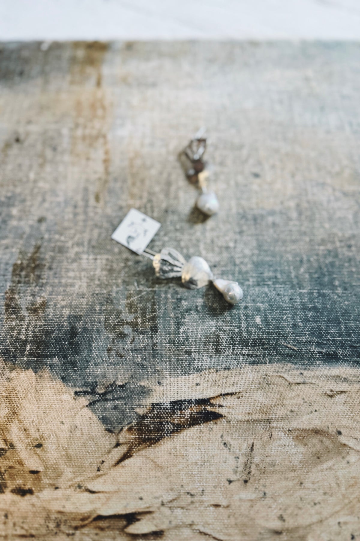 Emma Cunningham | Baroque Pearl Earrings | Tess