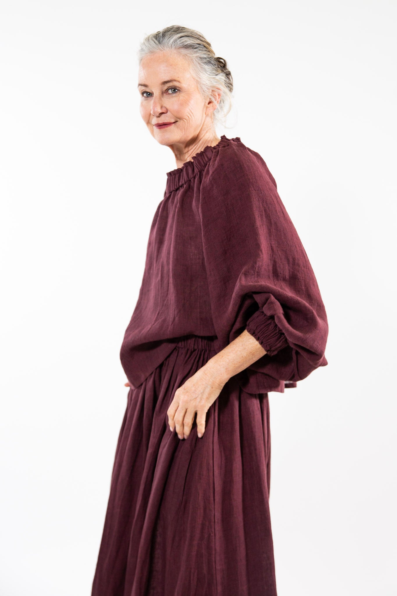 Louella Top | Merlot