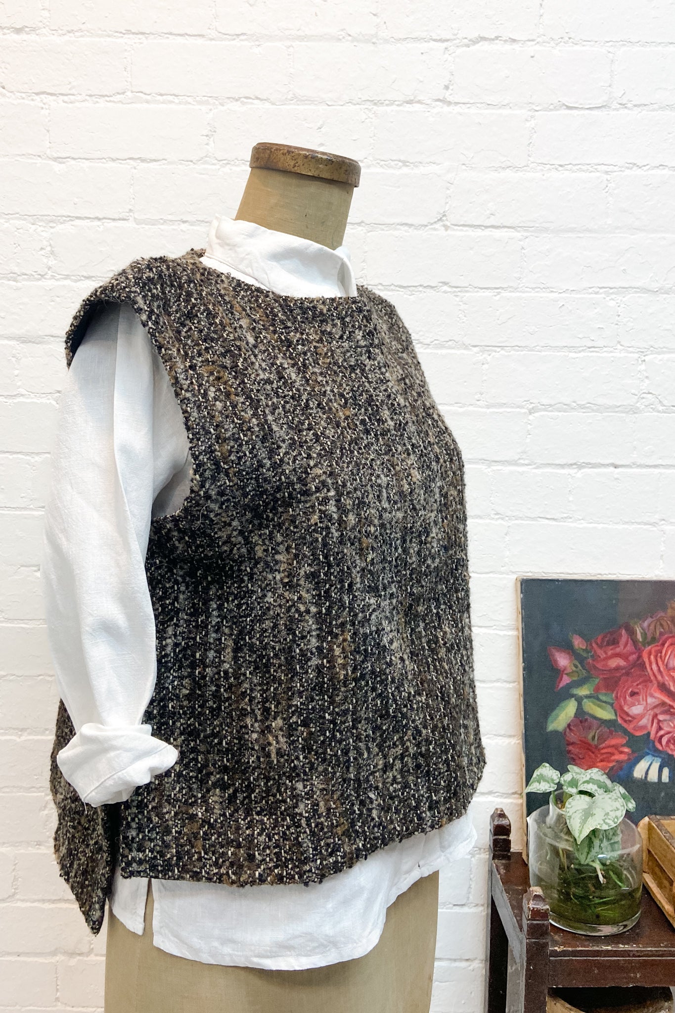 GW | Mason Vest | Brulee Boucle | M