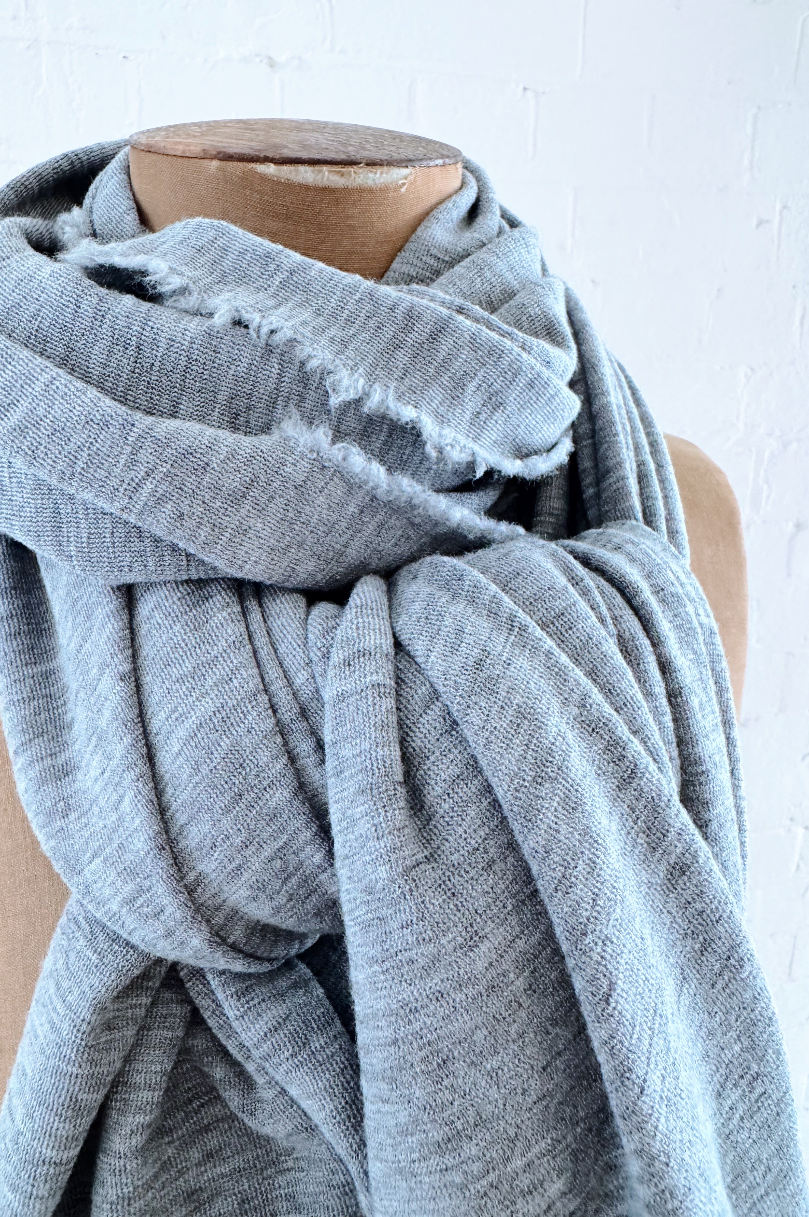 Merino Scarf | Steel Grey